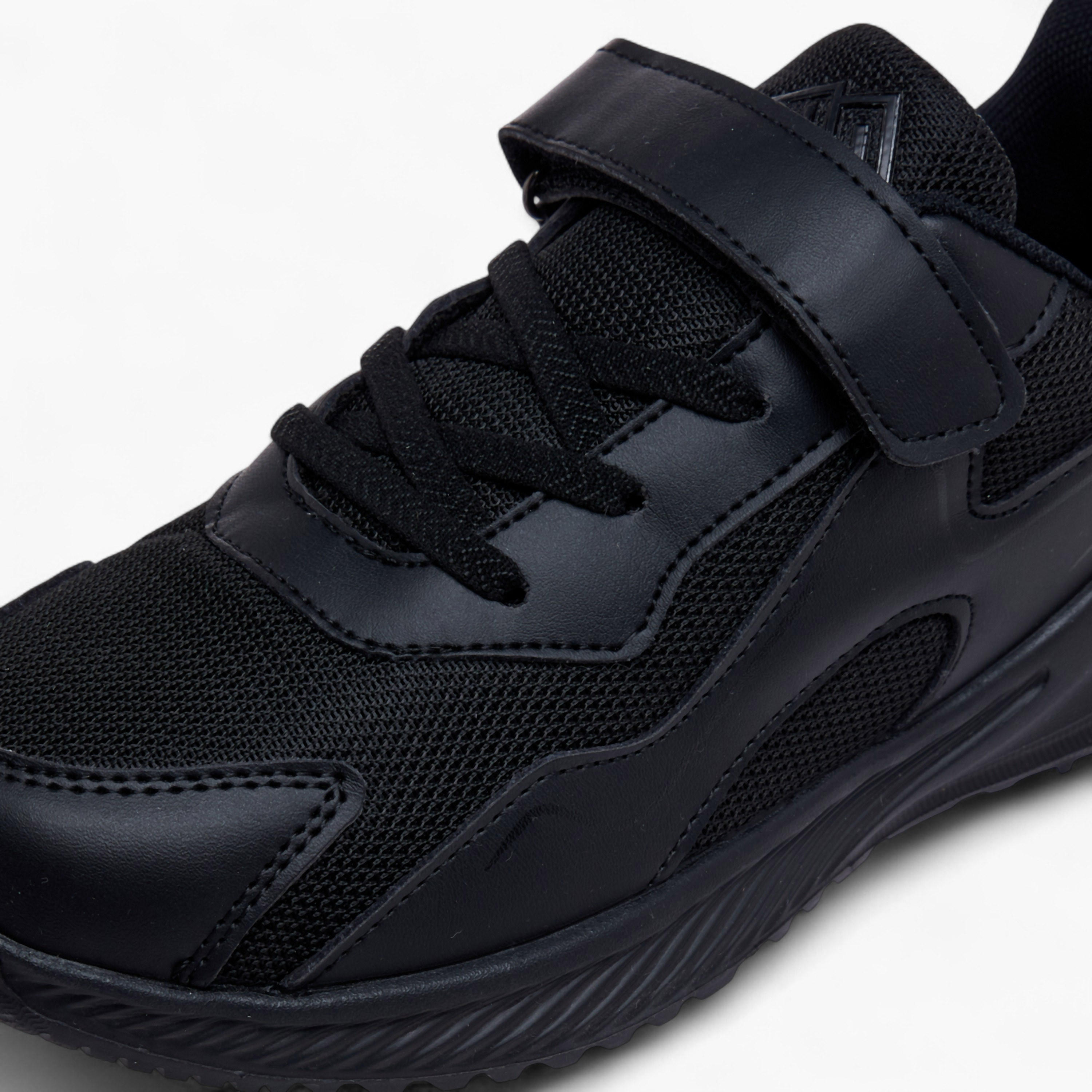Oaklan by Shoexpress Panelled Sports Shoes with Hook and Loop Closure-girls-shoes-sneakers-image-4