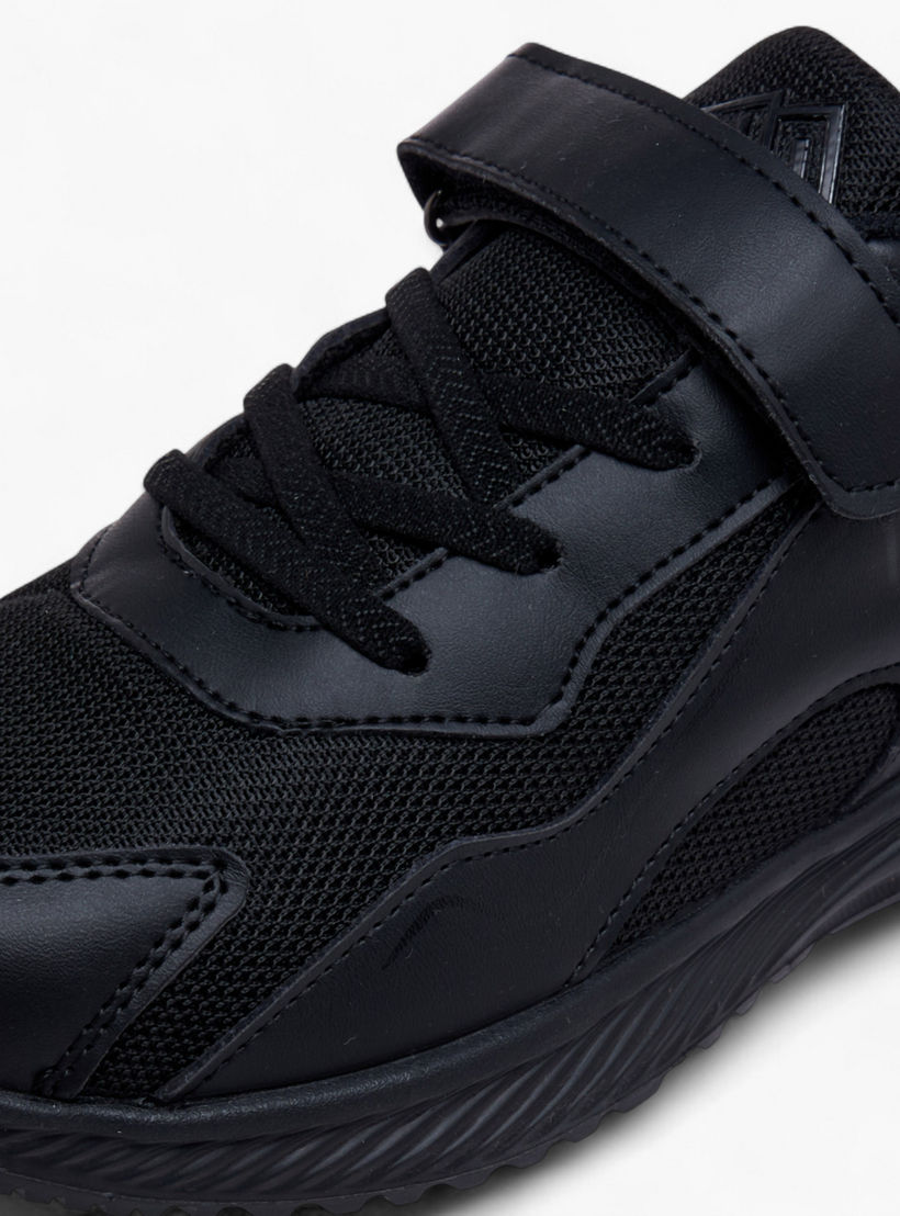 Oaklan by Shoexpress Panelled Sports Shoes with Hook and Loop Closure-girls-shoes-sneakers-image-4