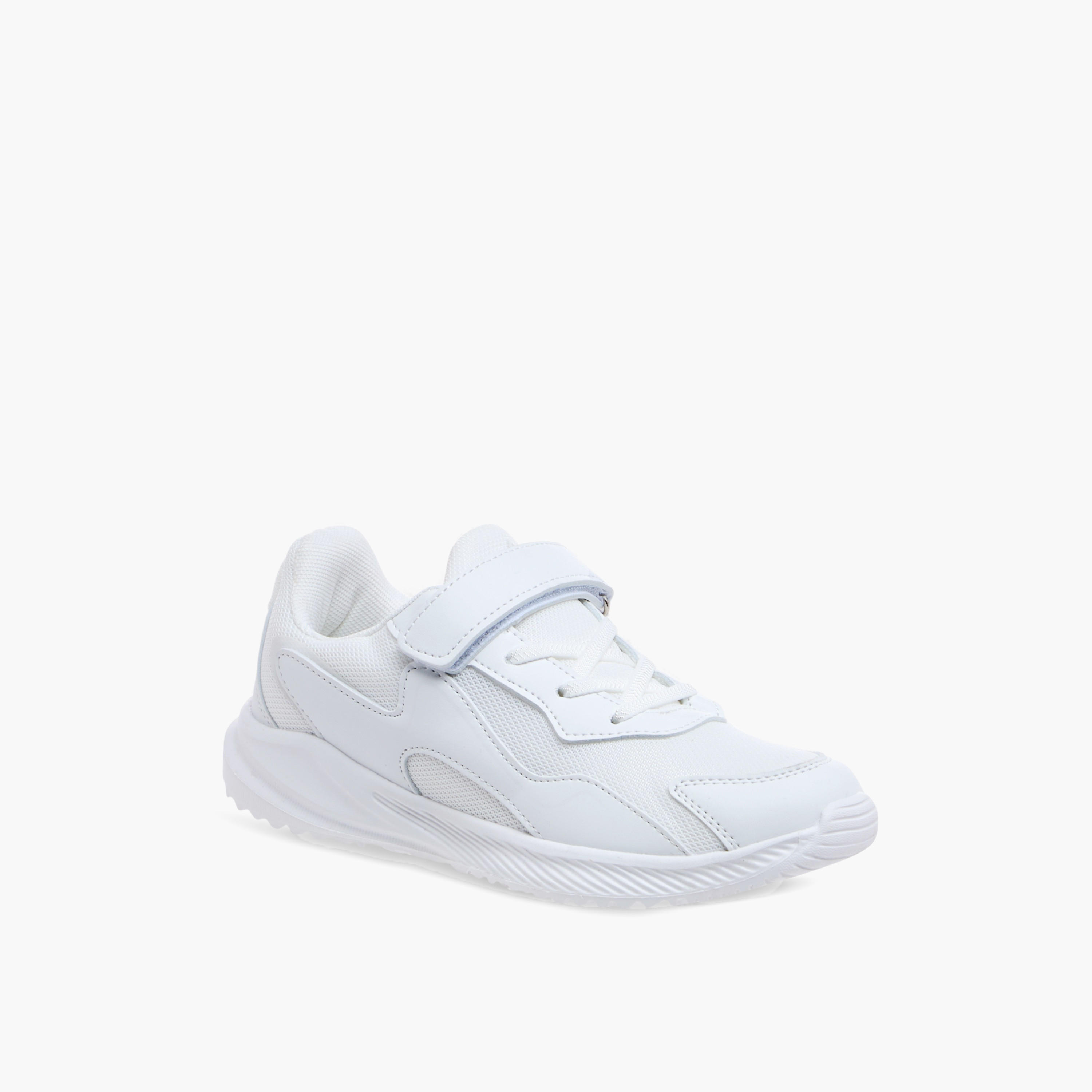 Oaklan by Shoexpress Panelled Sports Shoes with Hook and Loop Closure-girls-shoes-sports-image-2