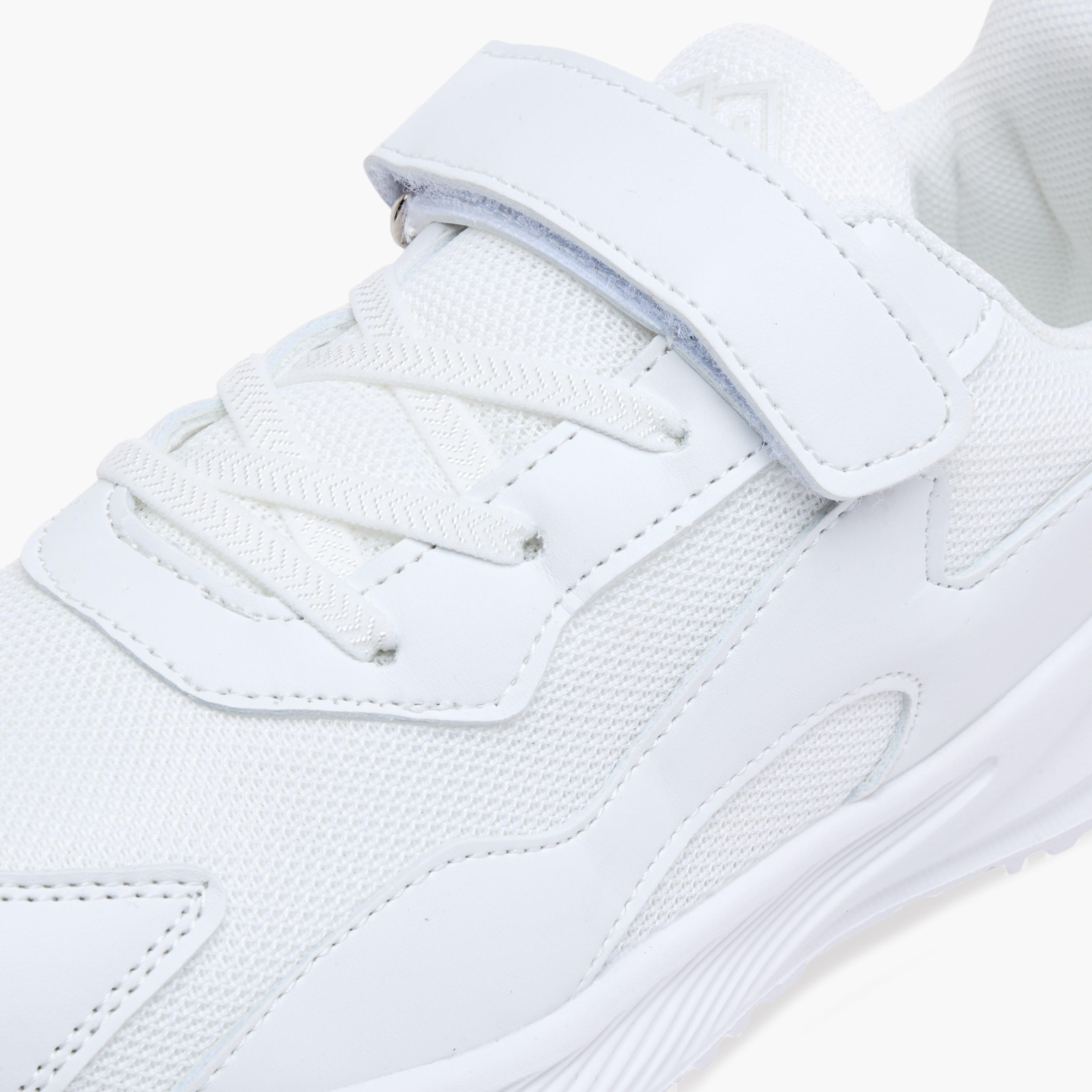 Oaklan by Shoexpress Panelled Sports Shoes with Hook and Loop Closure-girls-shoes-sports-image-4