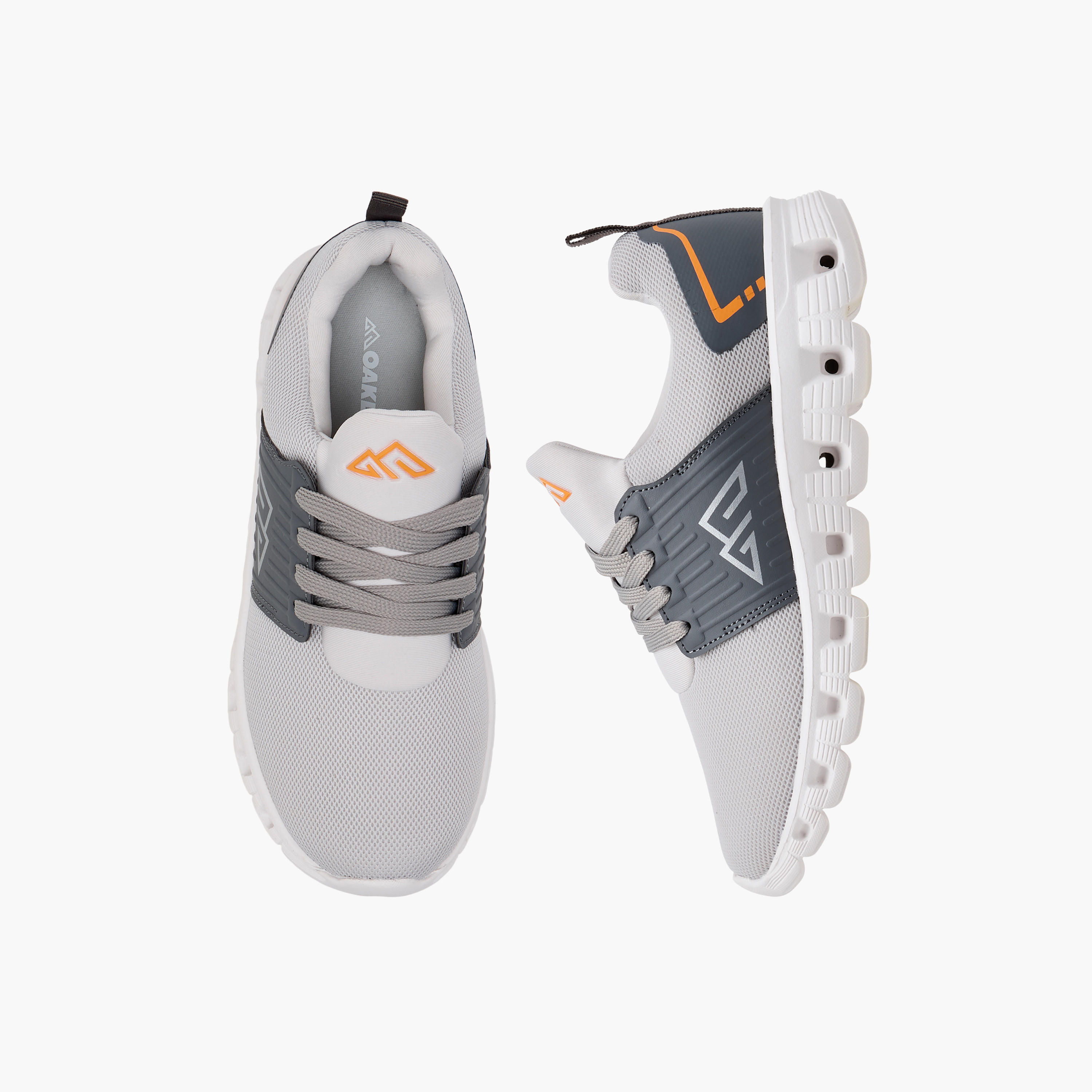 Oaklan by Shoexpress Logo Detail Sports Shoes with Lace-Up Closure-boys-shoes-sneakers-image-1