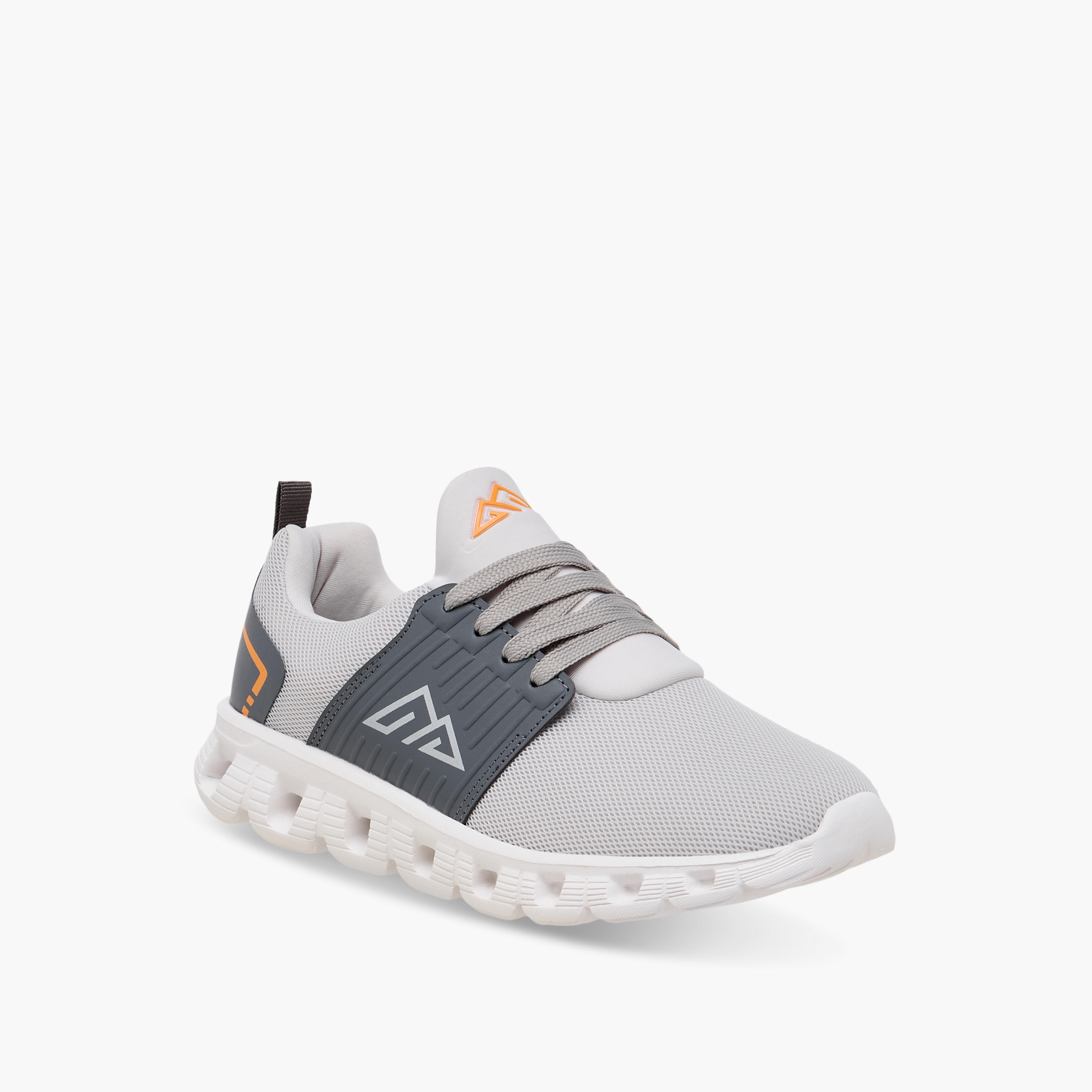 Oaklan by Shoexpress Logo Detail Sports Shoes with Lace-Up Closure-boys-shoes-sneakers-image-2