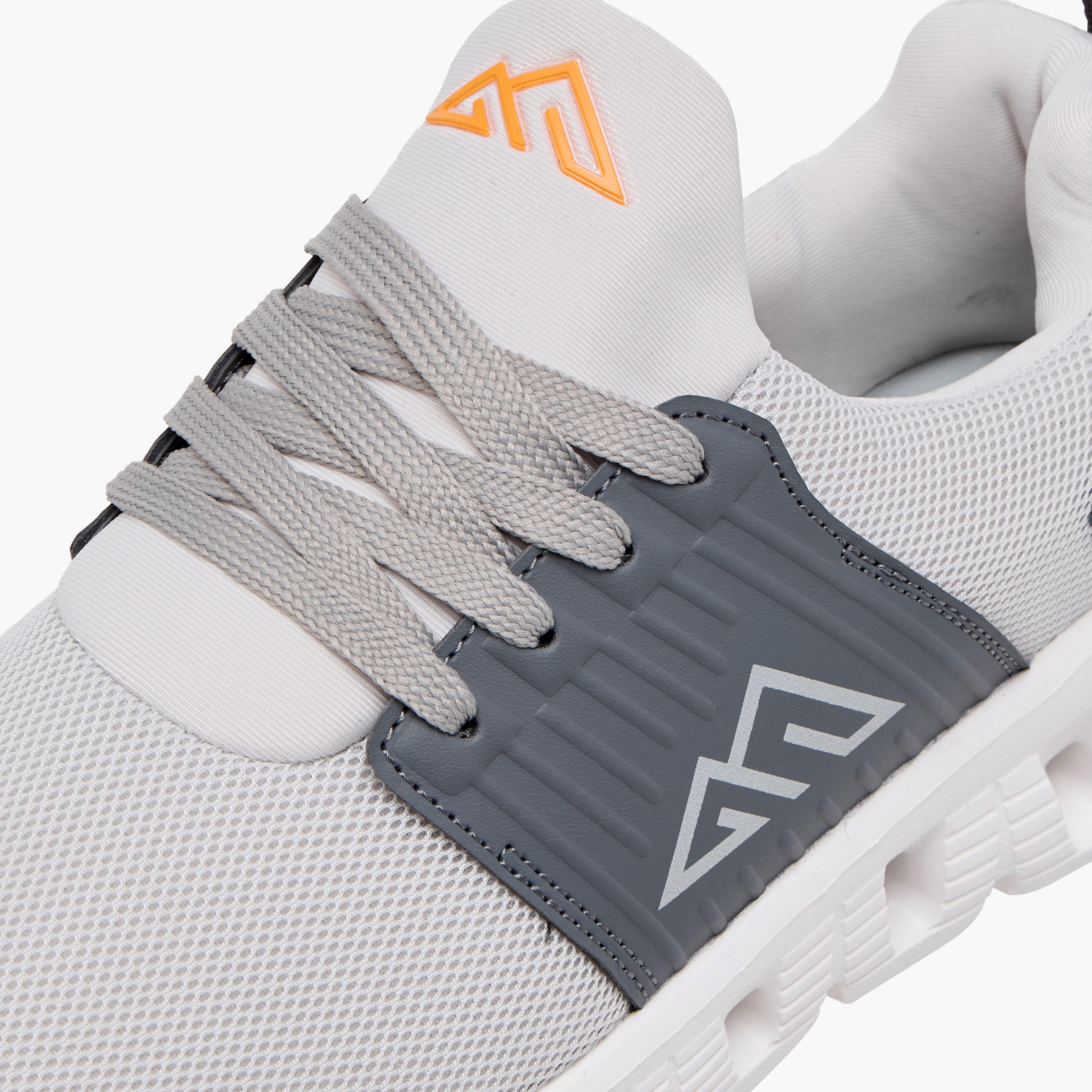 Oaklan by Shoexpress Logo Detail Sports Shoes with Lace-Up Closure-boys-shoes-sneakers-image-4