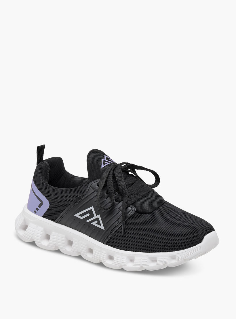 Oaklan by Shoexpress Logo Detail Sports Shoes with Lace-Up Closure-girls-shoes-sports-image-2