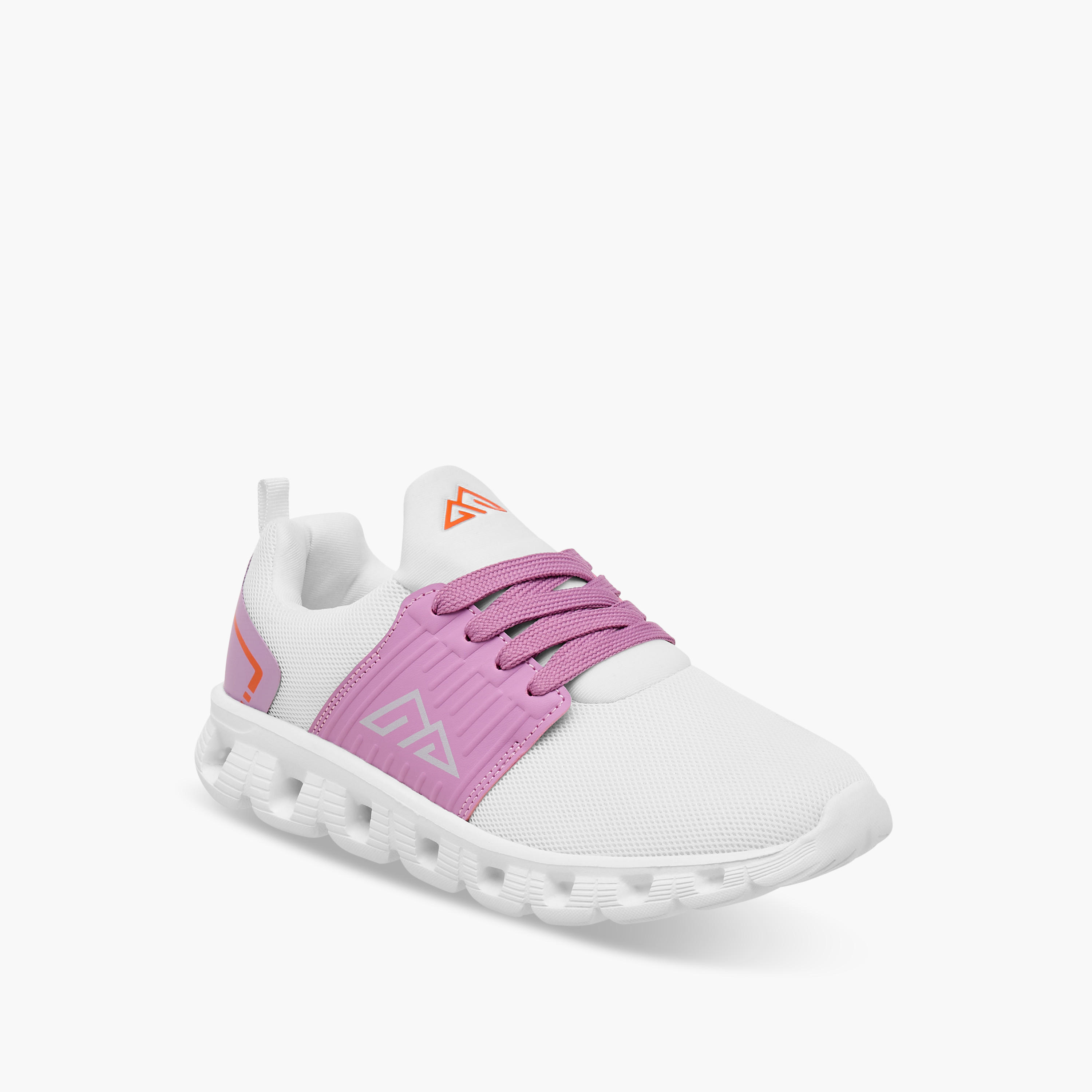 Oaklan by Shoexpress Logo Detail Sports Shoes with Lace-Up Closure-girls-shoes-sports-image-2