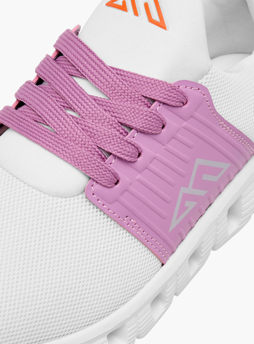 Oaklan by Shoexpress Logo Detail Sports Shoes with Lace-Up Closure-girls-shoes-sports-image-4