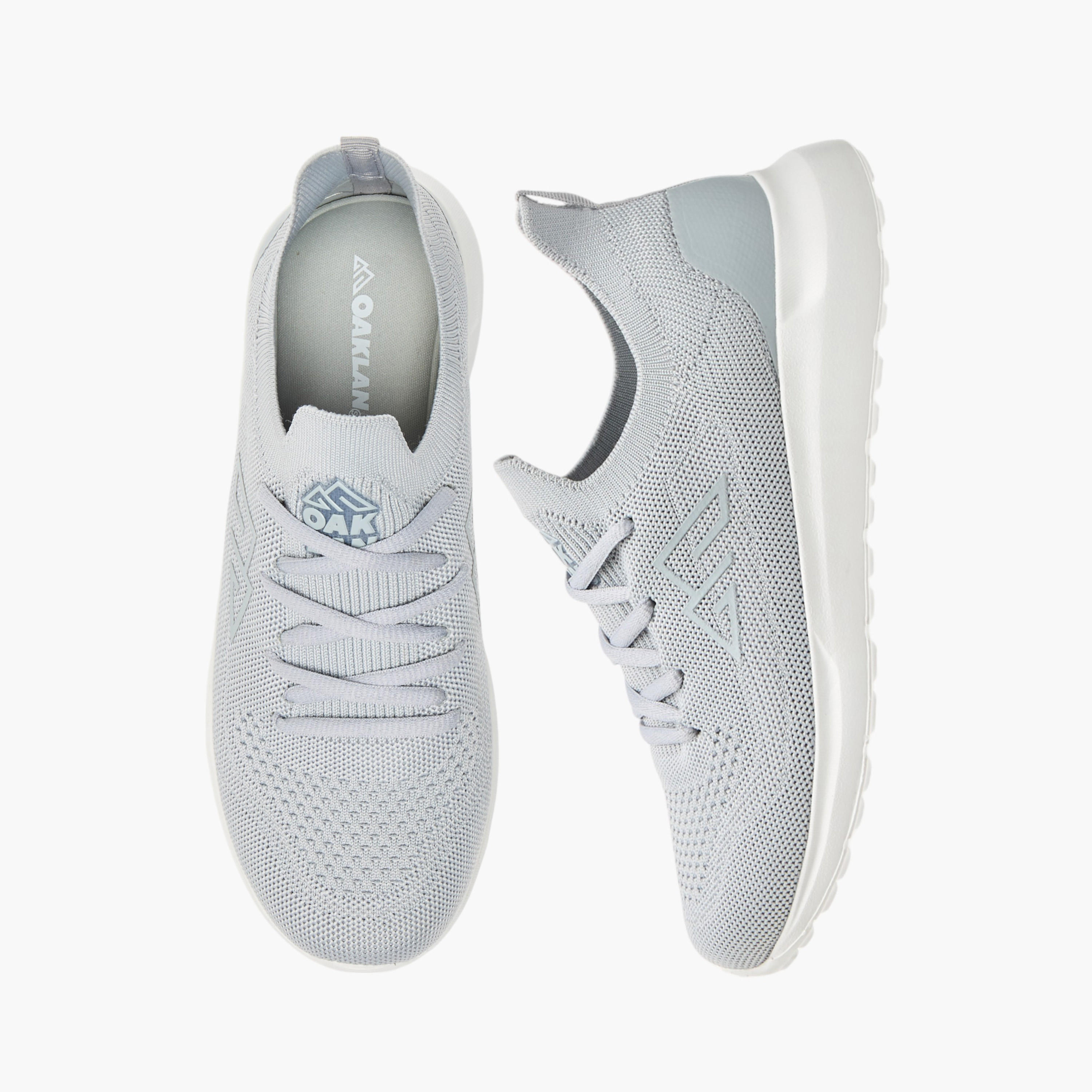 Oaklan by Shoexpress Logo Detail Sports Shoes with Lace-Up Closure-women-shoes-sneakers-image-1