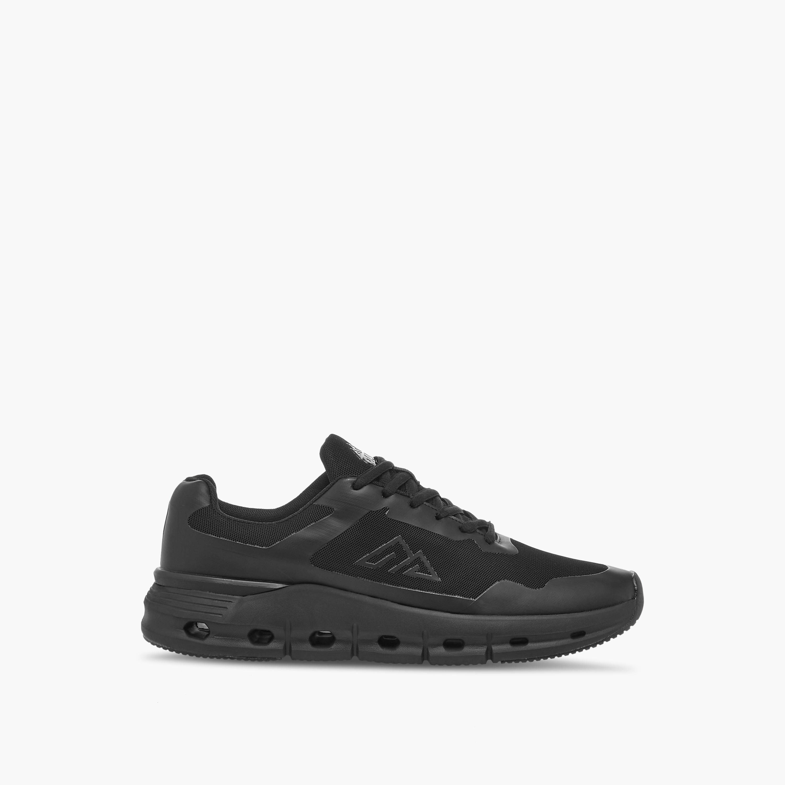 Oaklan by Shoexpress Mesh Panelled Sports Shoes with Lace-Up Closure-sports-men-shoes-image-3