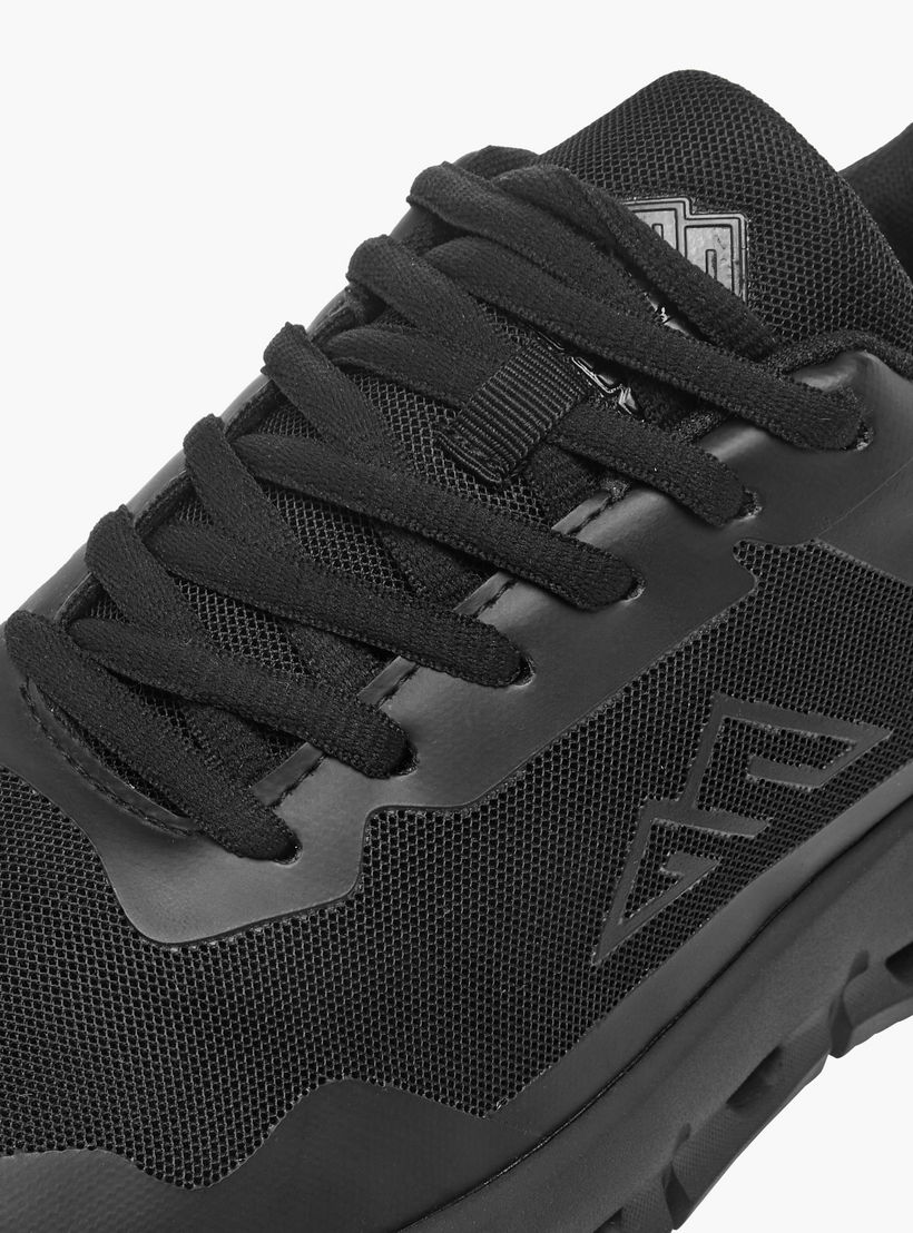 Oaklan by Shoexpress Mesh Panelled Sports Shoes with Lace-Up Closure-sports-men-shoes-image-4