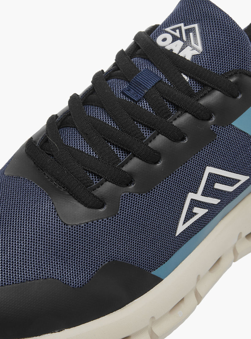 Oaklan by Shoexpress Mesh Panelled Sports Shoes with Lace-Up Closure-sports-men-shoes-image-4