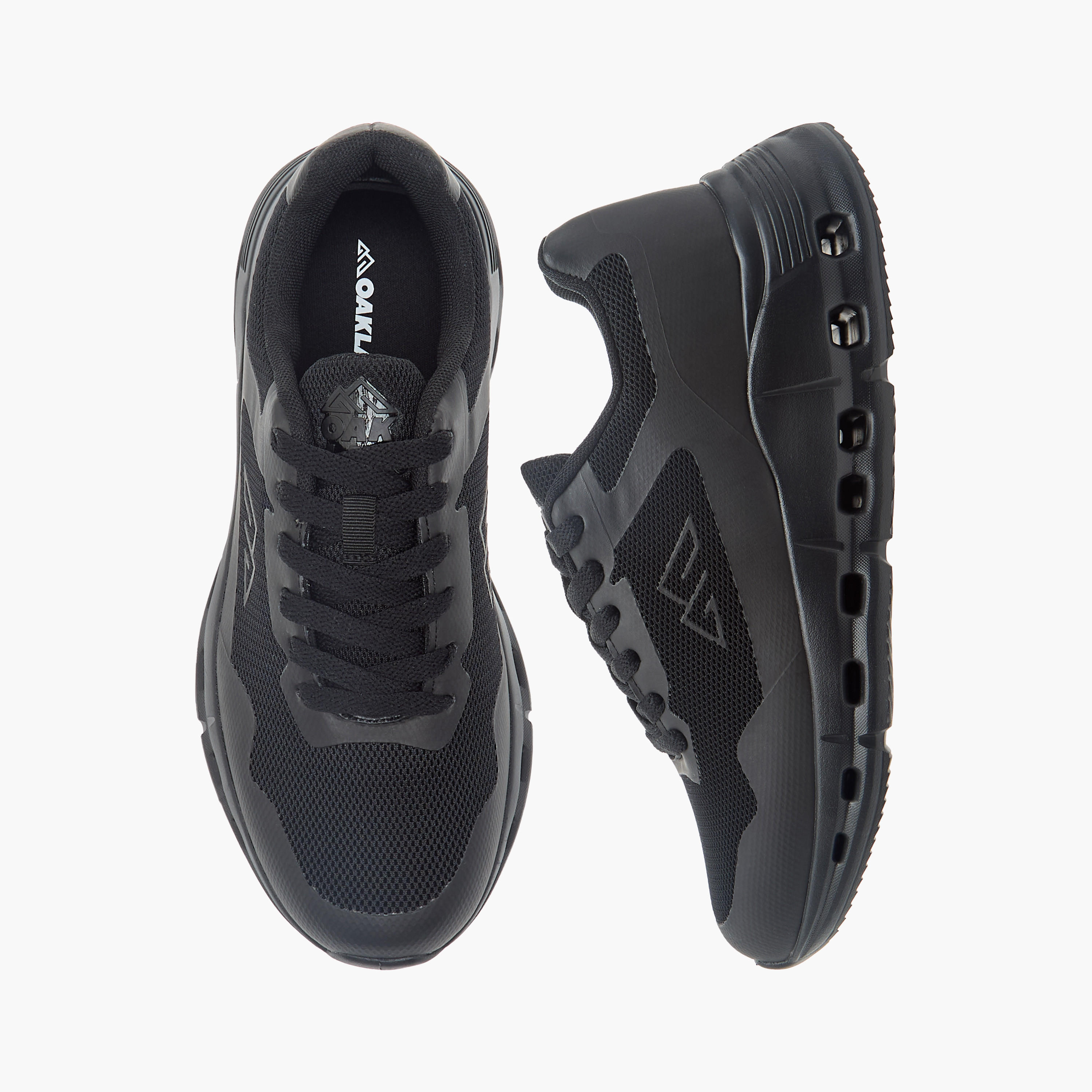 Oaklan by Shoexpress Panelled Sports Shoes with Lace-Up Closure-women-shoes-sneakers-image-1