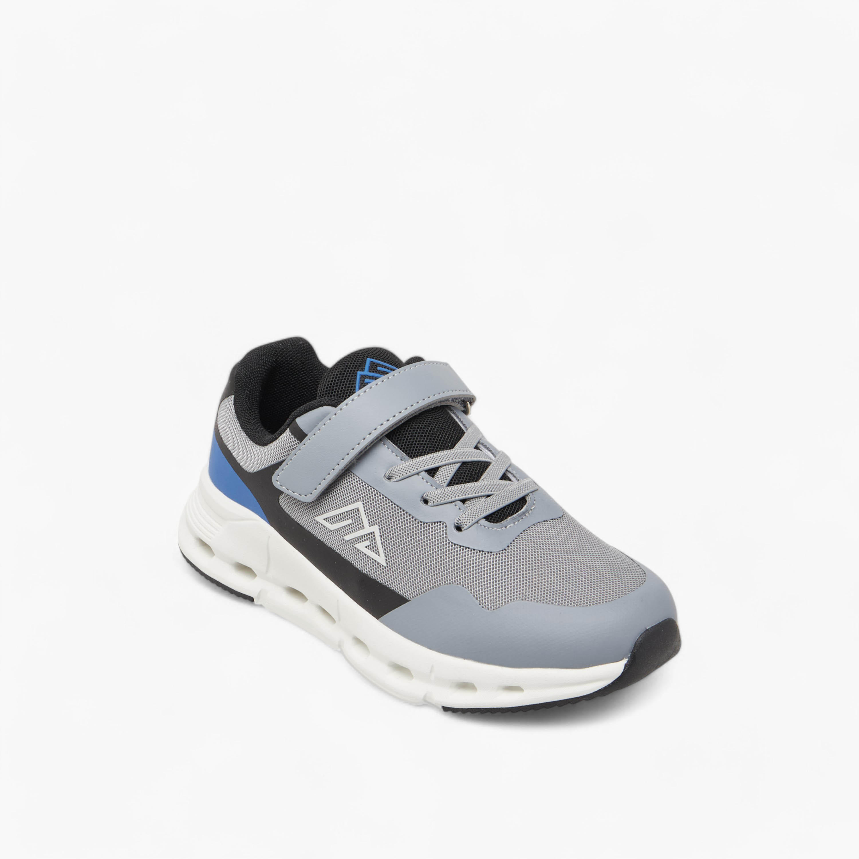 Oaklan by Shoexpress Kids Panelled Sneakers with Hook and Loop Closure-boys-shoes-sneakers-image-2