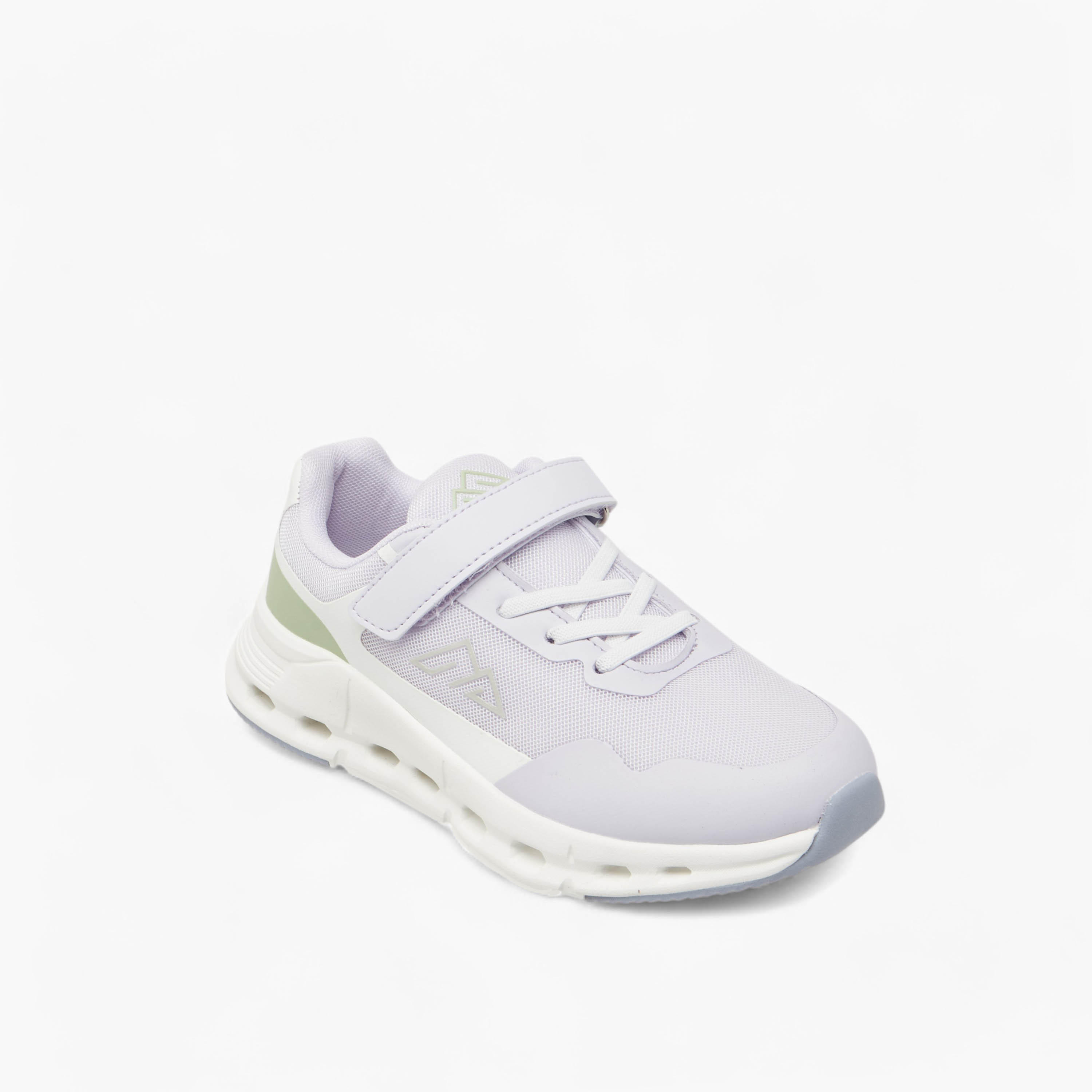 Oaklan by Shoexpress Textured Sneakers with Hook and Loop Closure-girls-shoes-sneakers-image-2