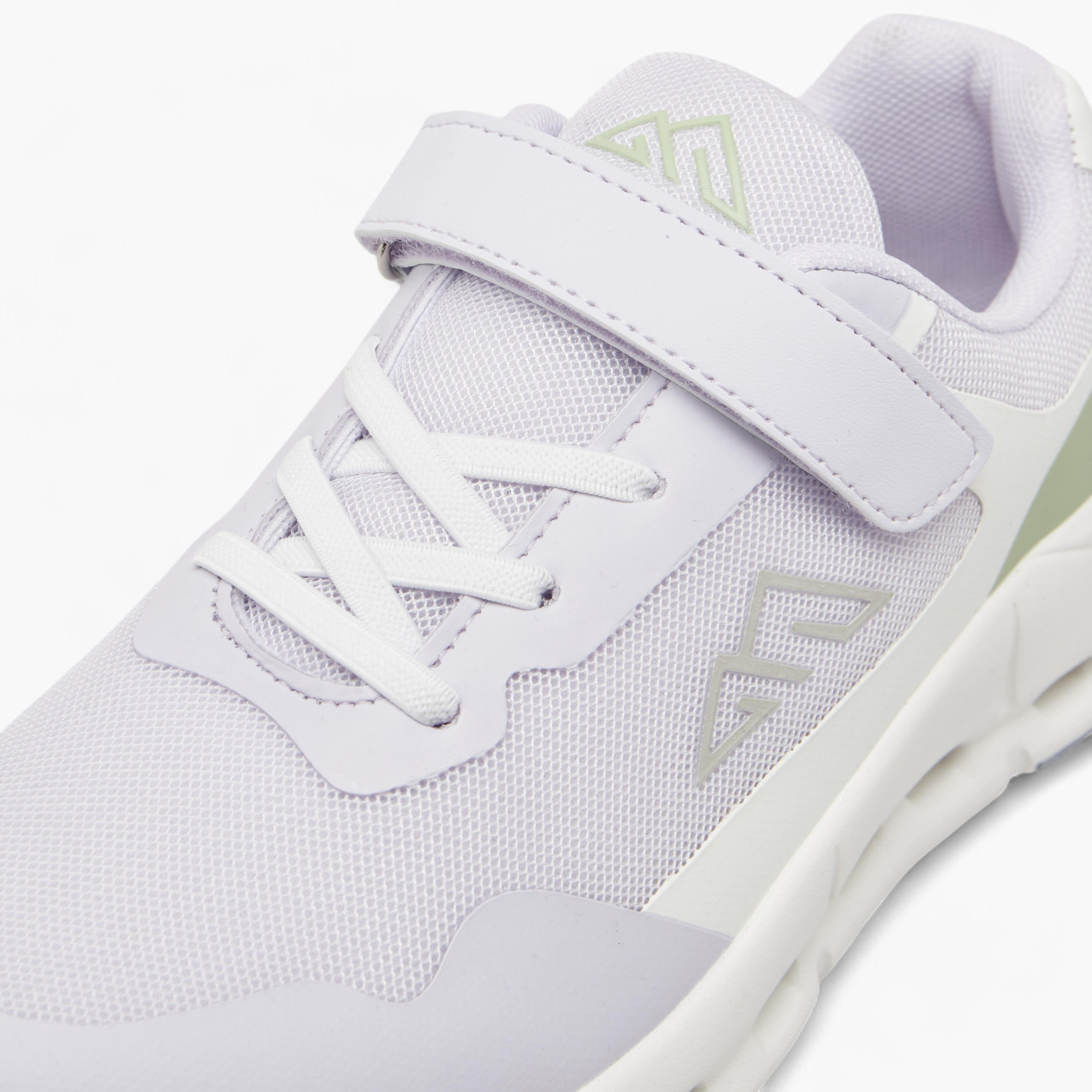 Oaklan by Shoexpress Textured Sneakers with Hook and Loop Closure-girls-shoes-sneakers-image-4