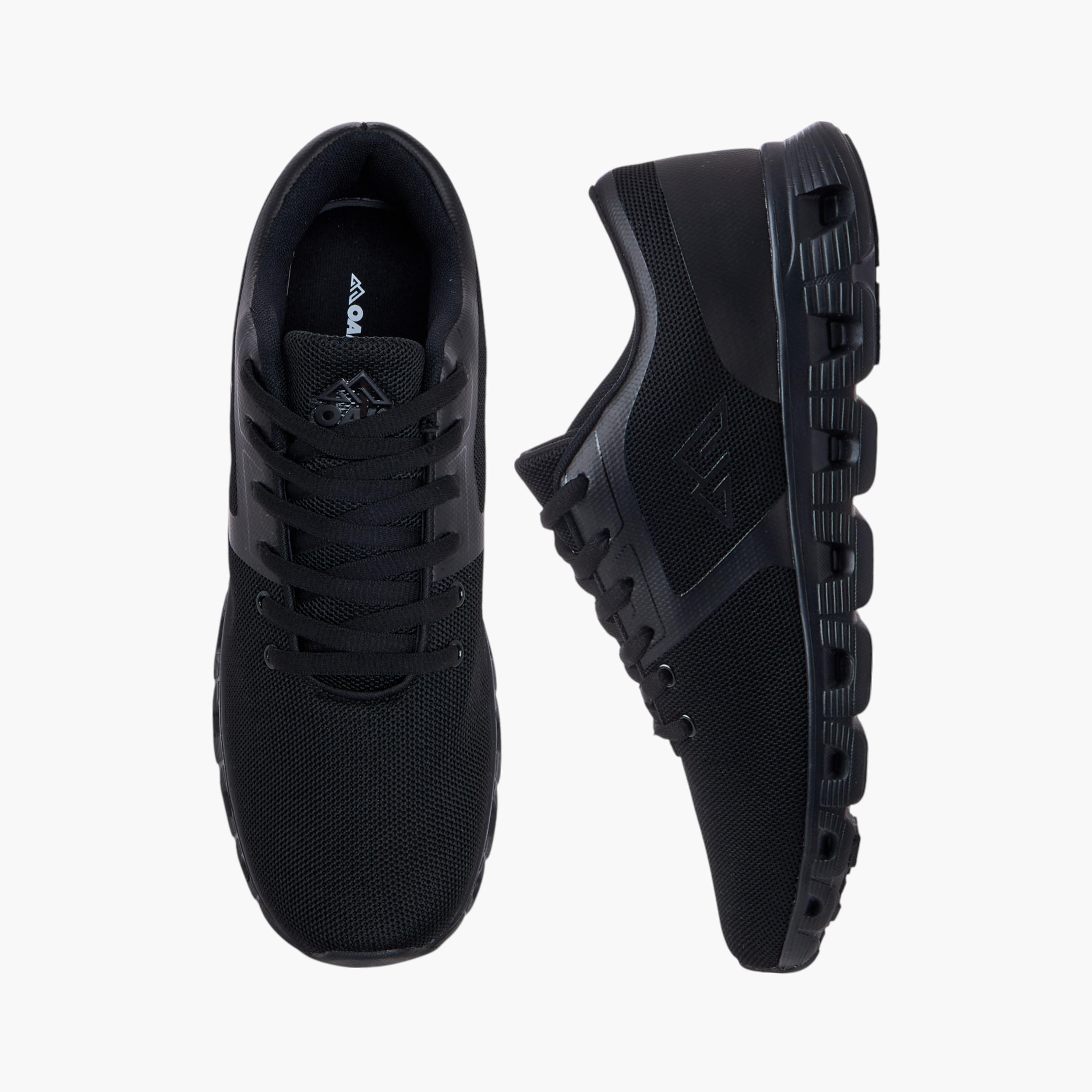 Oaklan by Shoexpress Textured Lace-Up Sports Shoes-sports-men-shoes-image-1