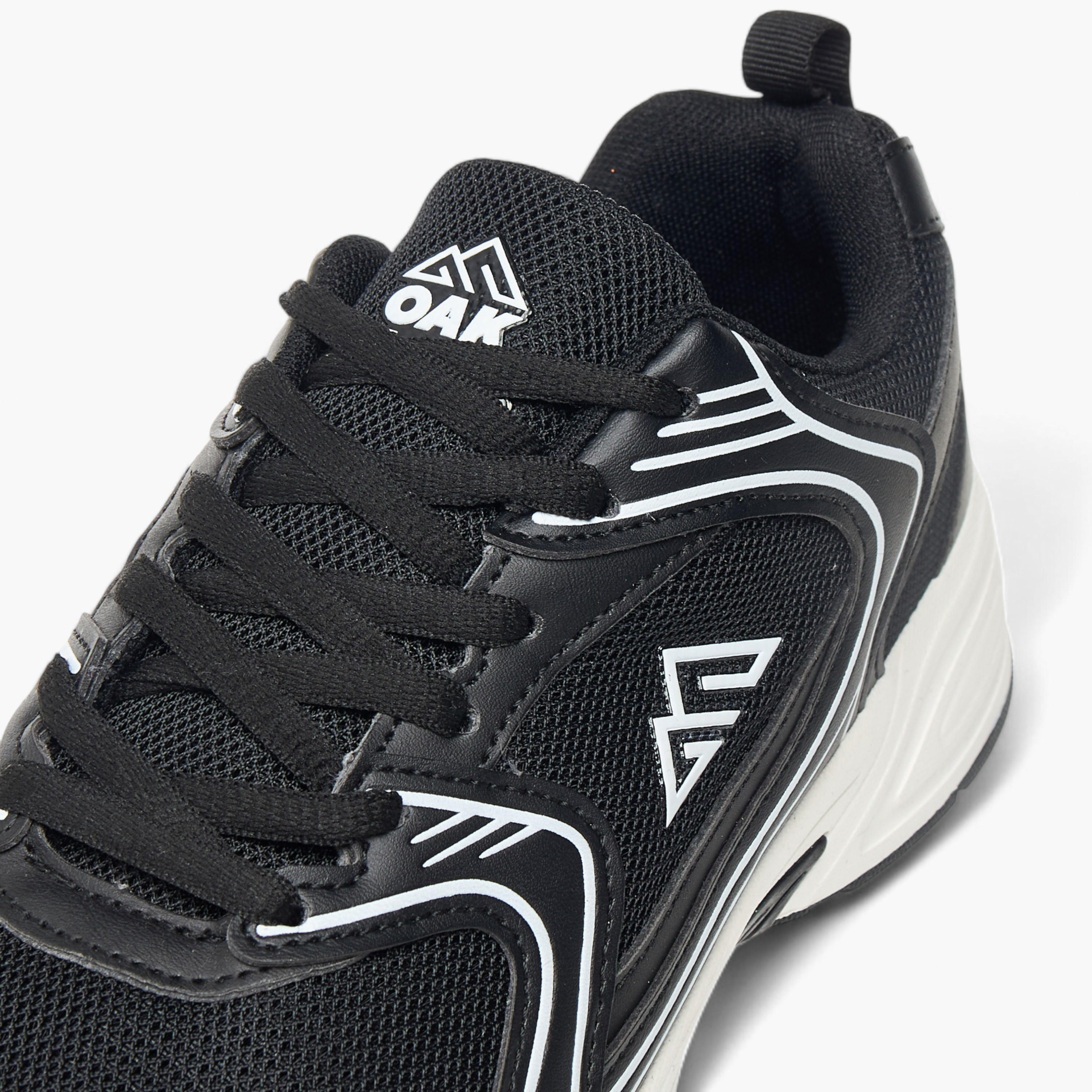 Oaklan by Shoexpress Logo Detail Lace-Up Sports Shoes-women-shoes-sneakers-image-4