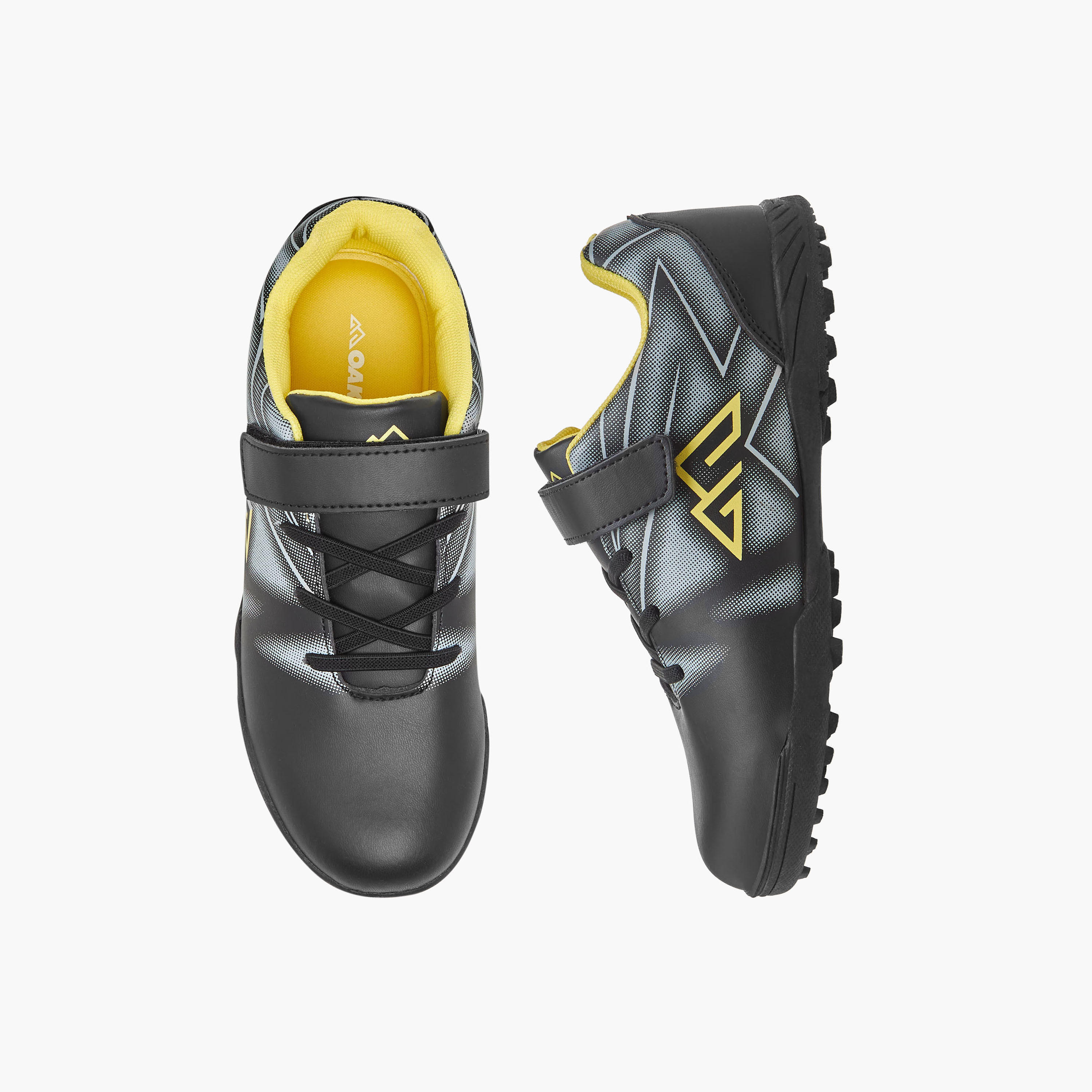 Oaklan by Shoexpress Boys Printed Hook & Loop Football Shoes-boys-shoes-sports-image-1
