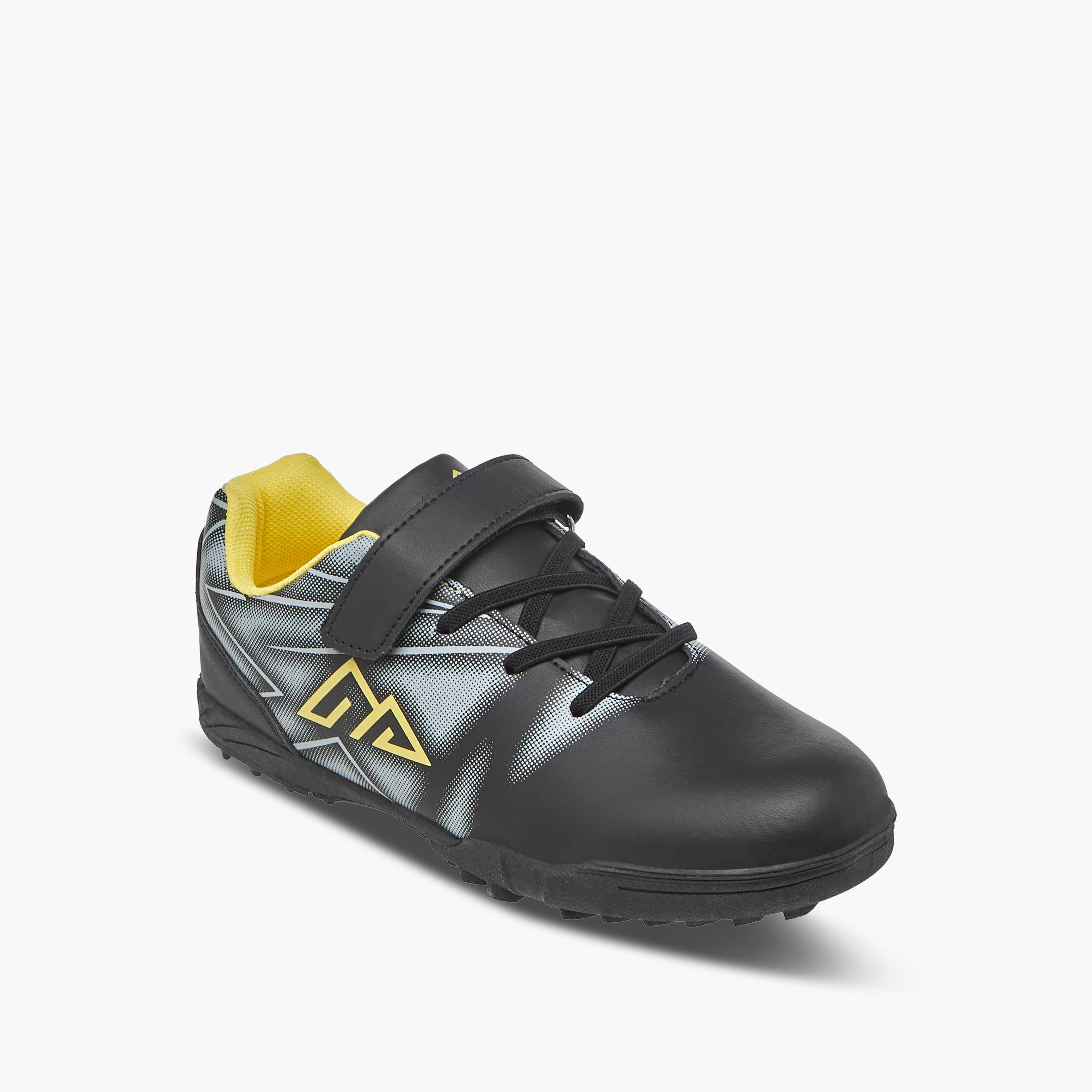 Oaklan by Shoexpress Boys Printed Hook & Loop Football Shoes-boys-shoes-sports-image-2