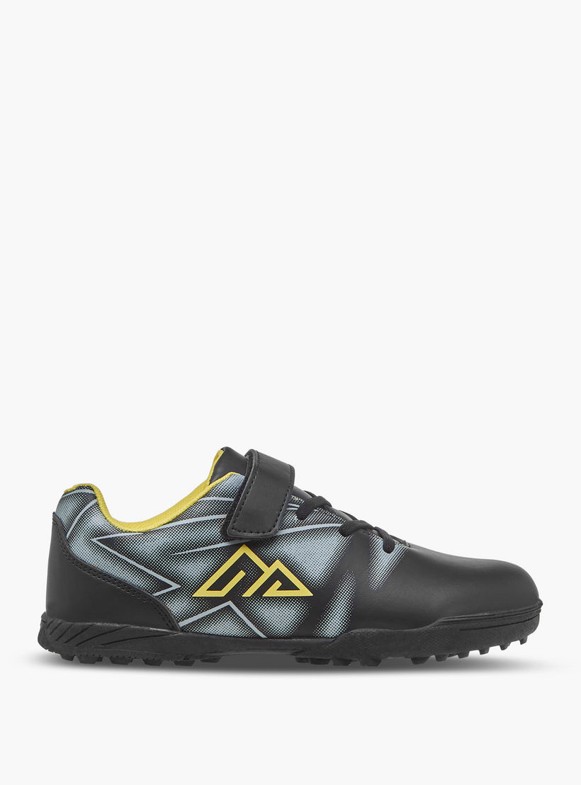 Oaklan by Shoexpress Boys Printed Hook & Loop Football Shoes-boys-shoes-sports-image-3