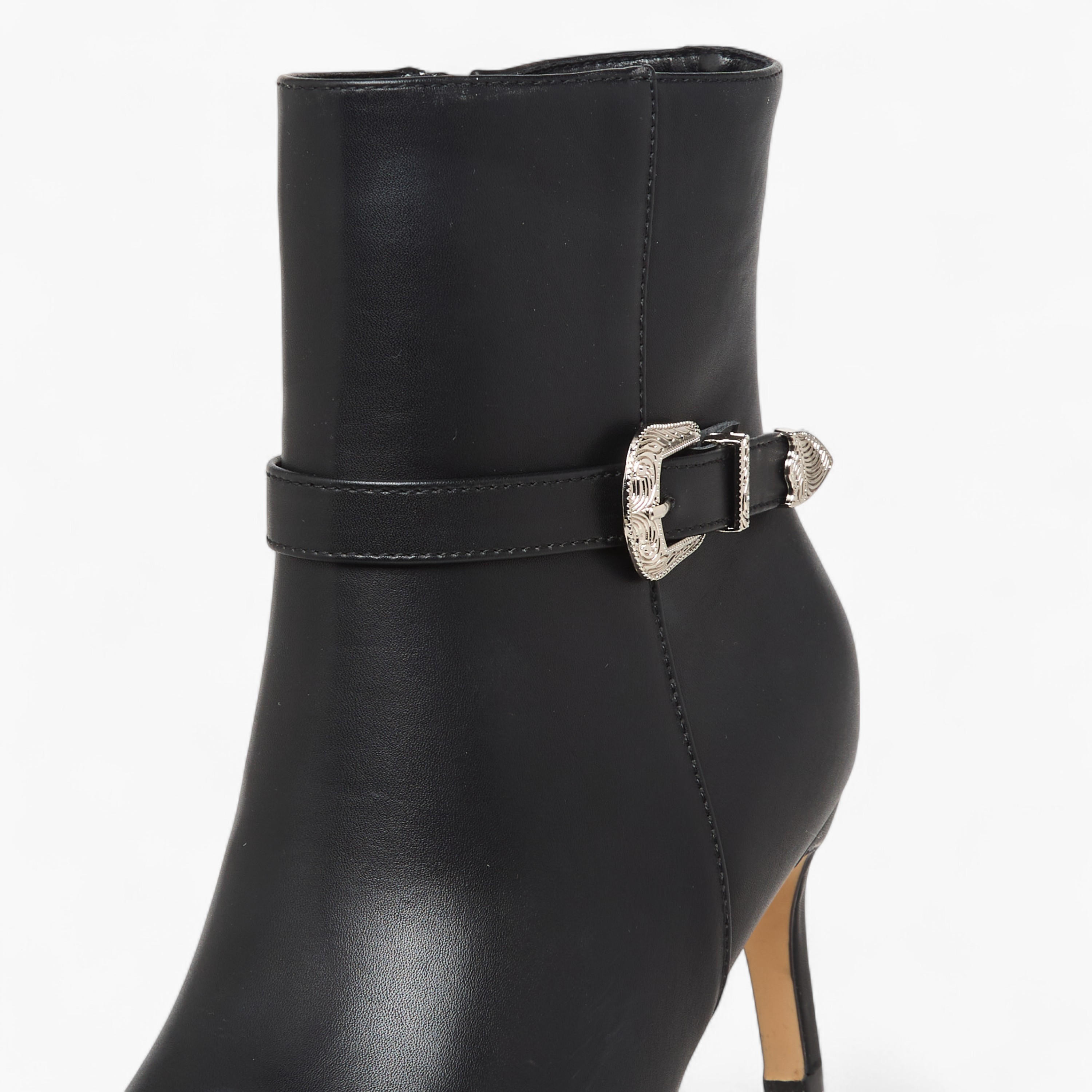 Flora Bella Women Buckle Detail Ankle Boots-women-shoes-boots-image-5