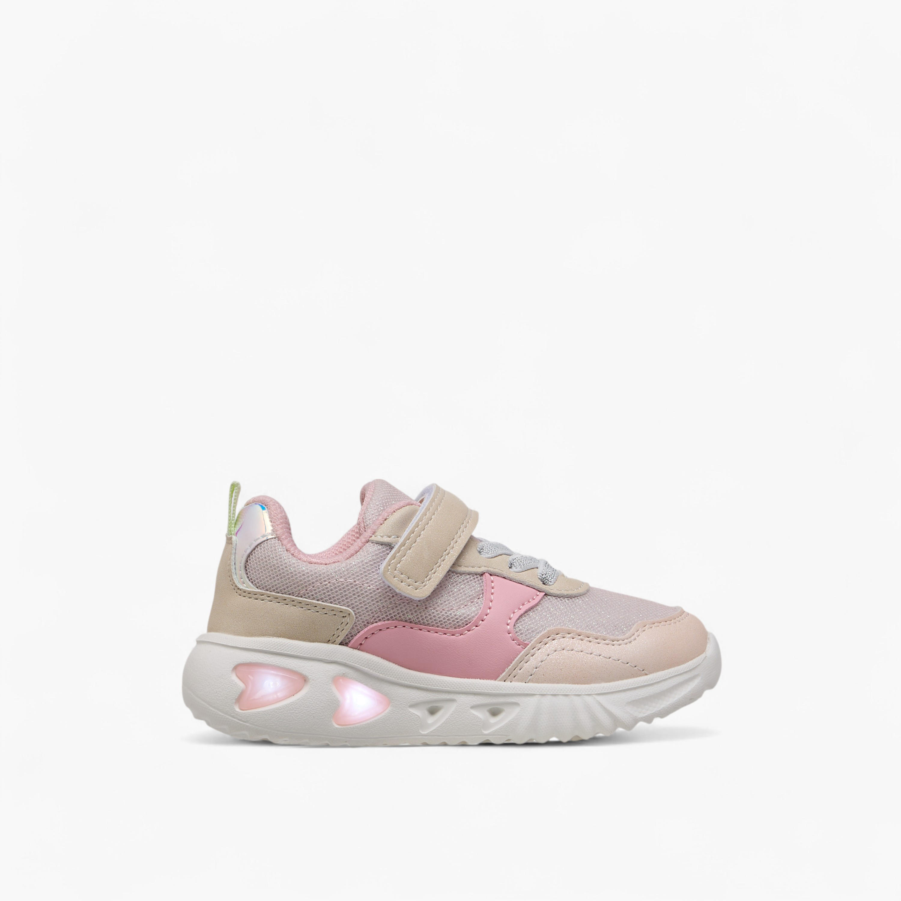 حذاء سنيكرز مضيء بقوالب ملونة وشريط إغلاق من فلورا بيلا-girls-shoes-sneakers-image-4