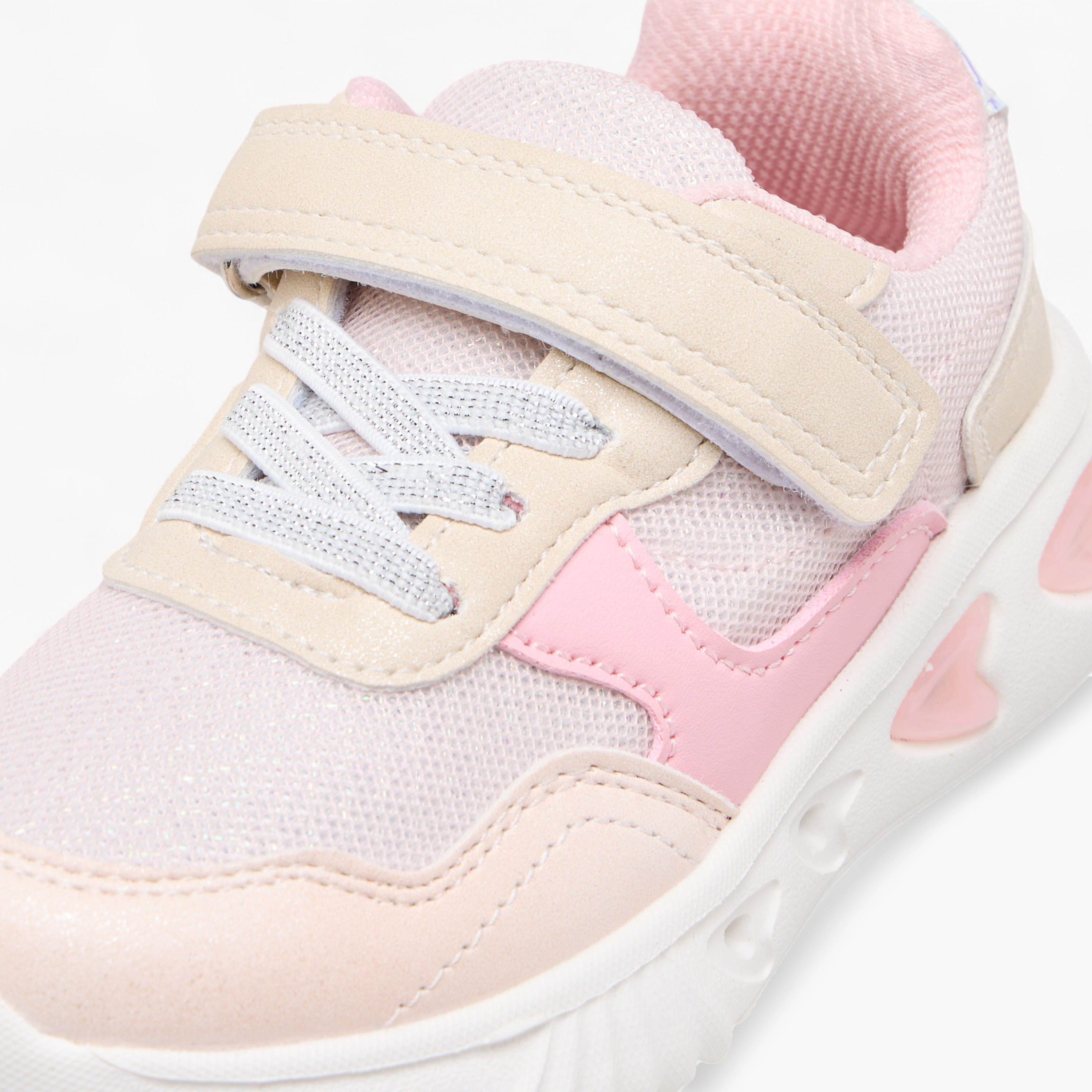 حذاء سنيكرز مضيء بقوالب ملونة وشريط إغلاق من فلورا بيلا-girls-shoes-sneakers-image-5
