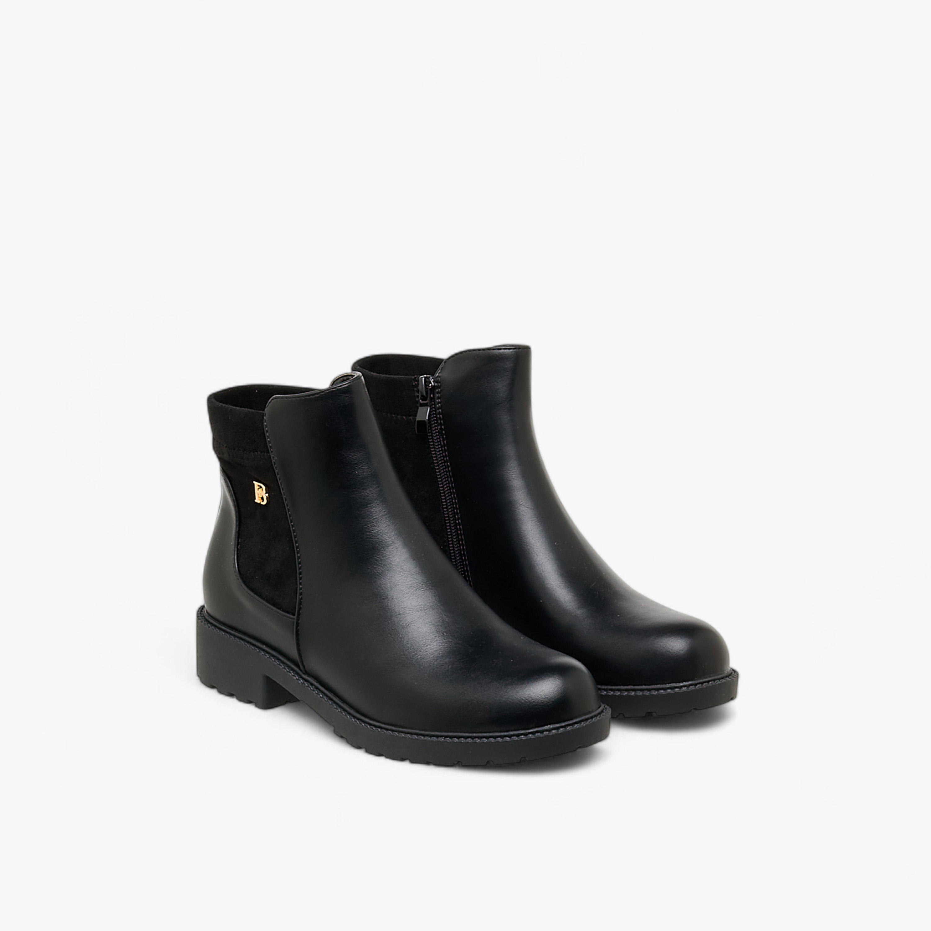 Flora Bella Women's Zip Closure Ankle Boots-women-shoes-boots-image-1