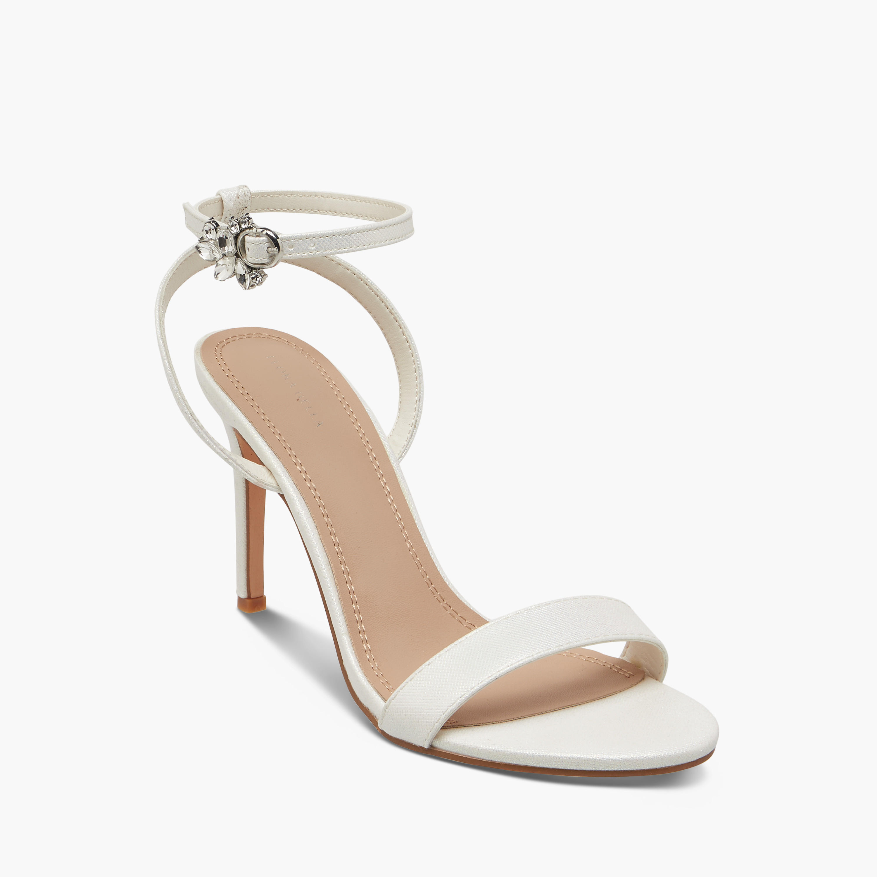 Flora Bella Embellished Sandals with Stiletto Heels and Buckle Closure-women-shoes-sandals-heeled-image-2