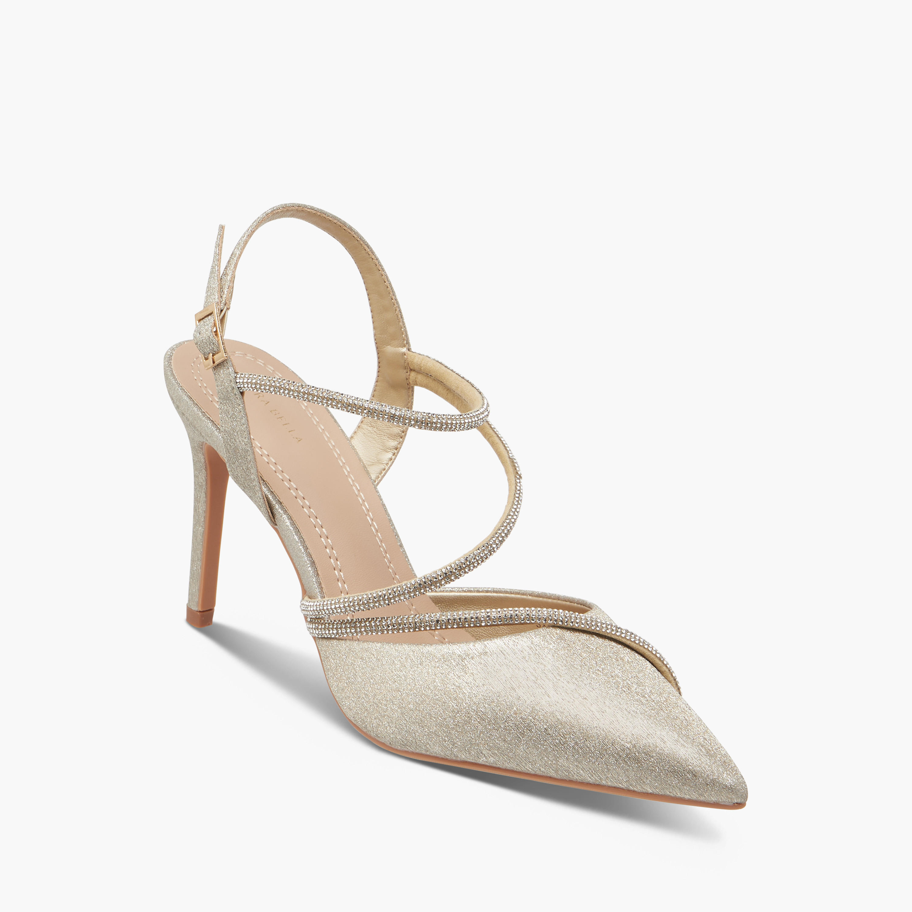 حذاء مزيّن بكعب ستيليتو وحزام خلفي وإبزيم إغلاق من فلورا بيلا-women-shoes-heels-image-2