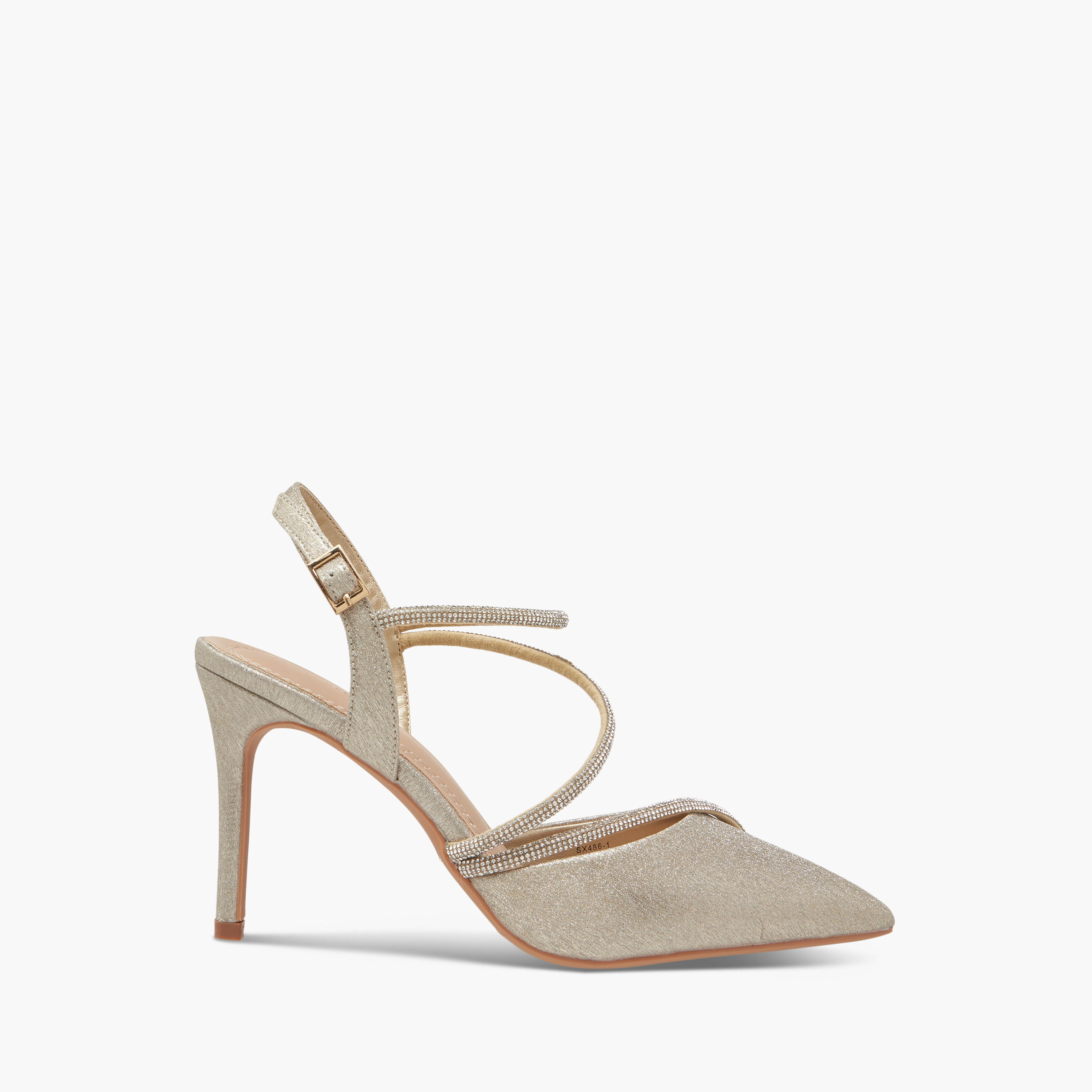 حذاء مزيّن بكعب ستيليتو وحزام خلفي وإبزيم إغلاق من فلورا بيلا-women-shoes-heels-image-3