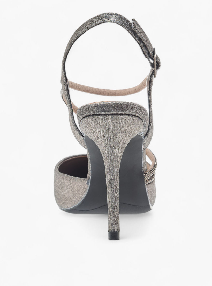 حذاء مزيّن بكعب ستيليتو ومقدمة مدببة وإبزيم إغلاق من فلورا بيلا-women-shoes-heels-image-5