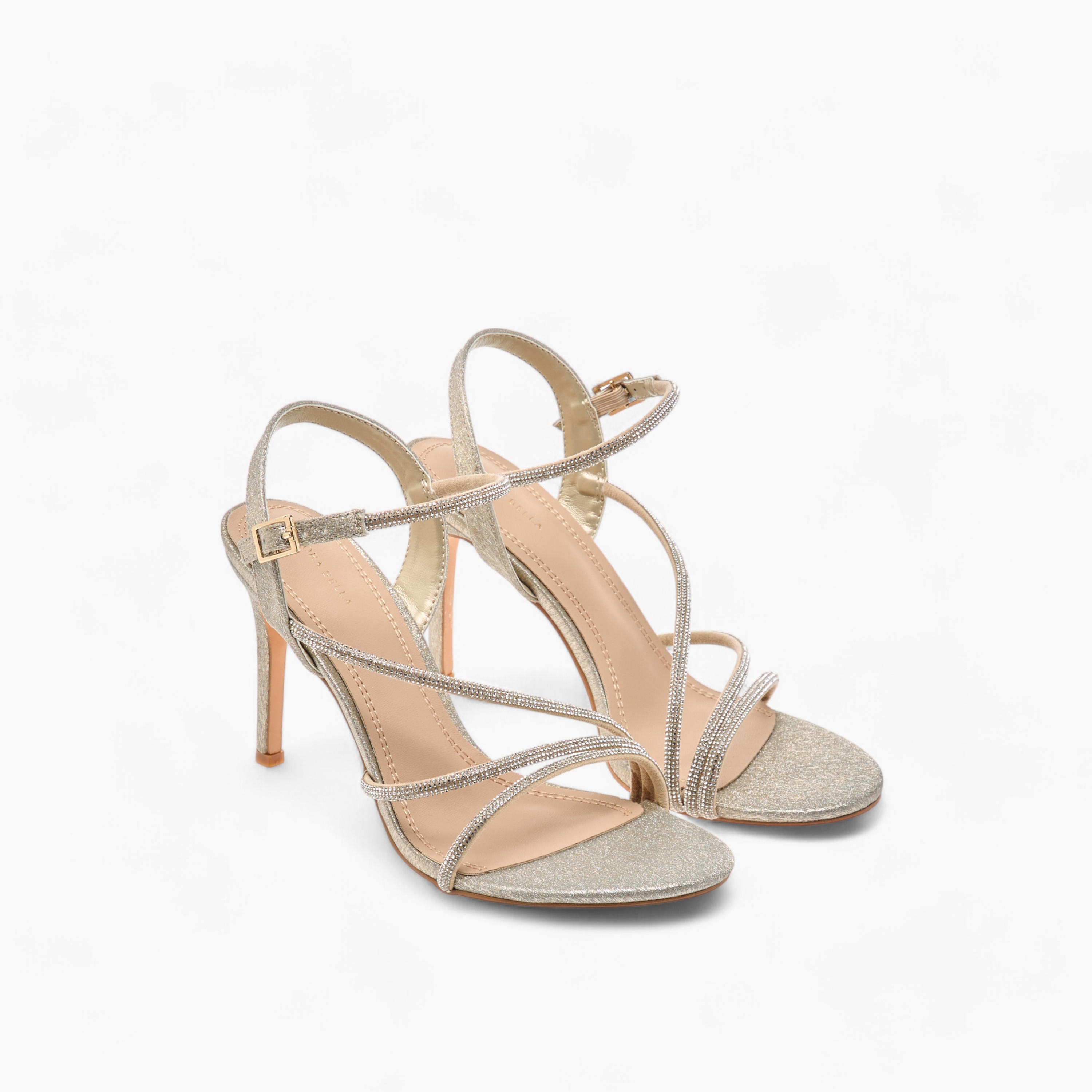 Flora Bella Embellished Stiletto Heel Sandals with Buckle Closure-women-shoes-sandals-heeled-image-1