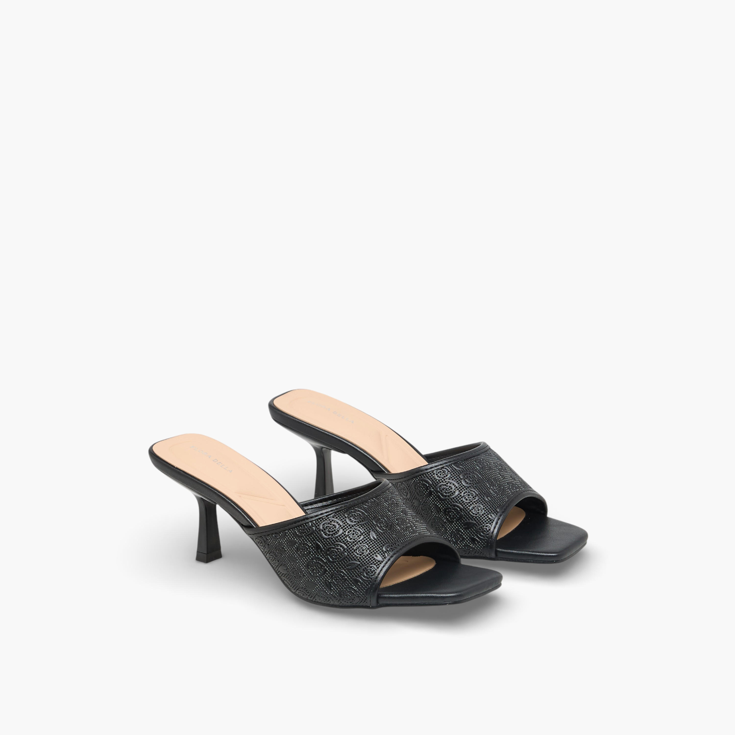 Flora Bella Women Floral Textured Flared Heel Sandals-women-shoes-sandals-heeled-image-1