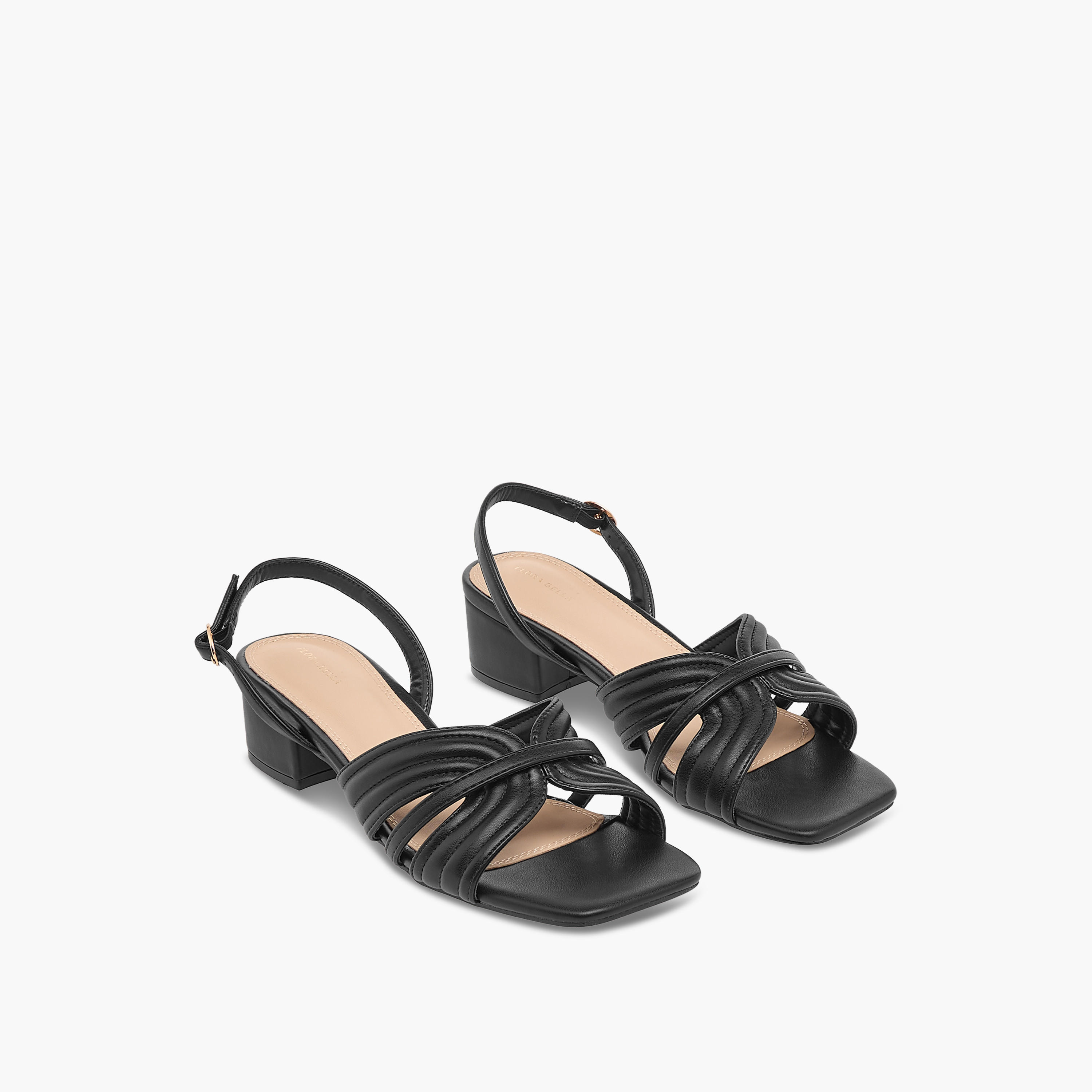 صندل بكعب عريض وأحزمة للنساء من فلورا بيلا-women-shoes-sandals-heeled-image-9