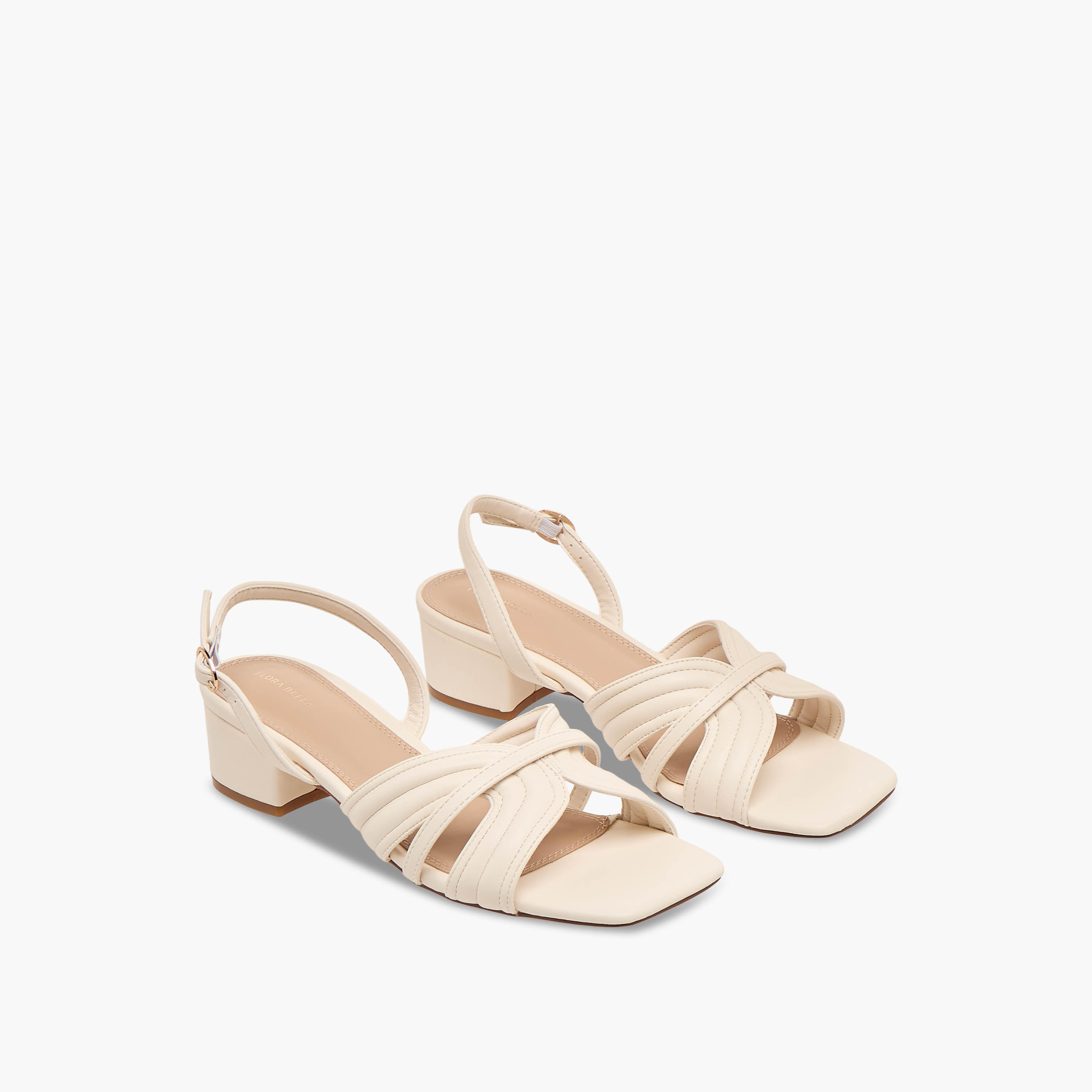 صندل بكعب عريض وأحزمة للنساء من فلورا بيلا-women-shoes-sandals-heeled-image-17