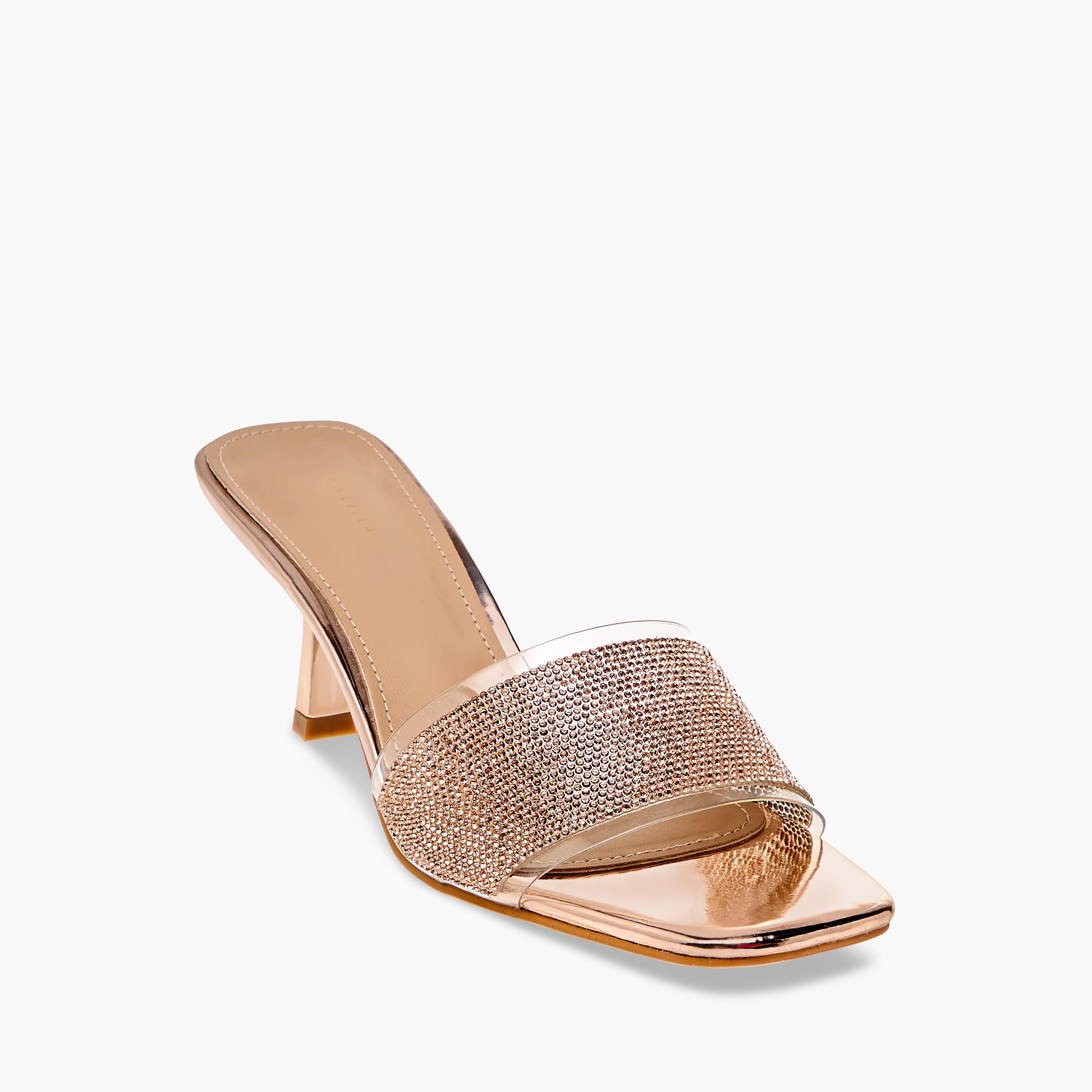 Flora Bella Embellished Slip-On Sandals with Flared Heels-women-shoes-sandals-heeled-image-2