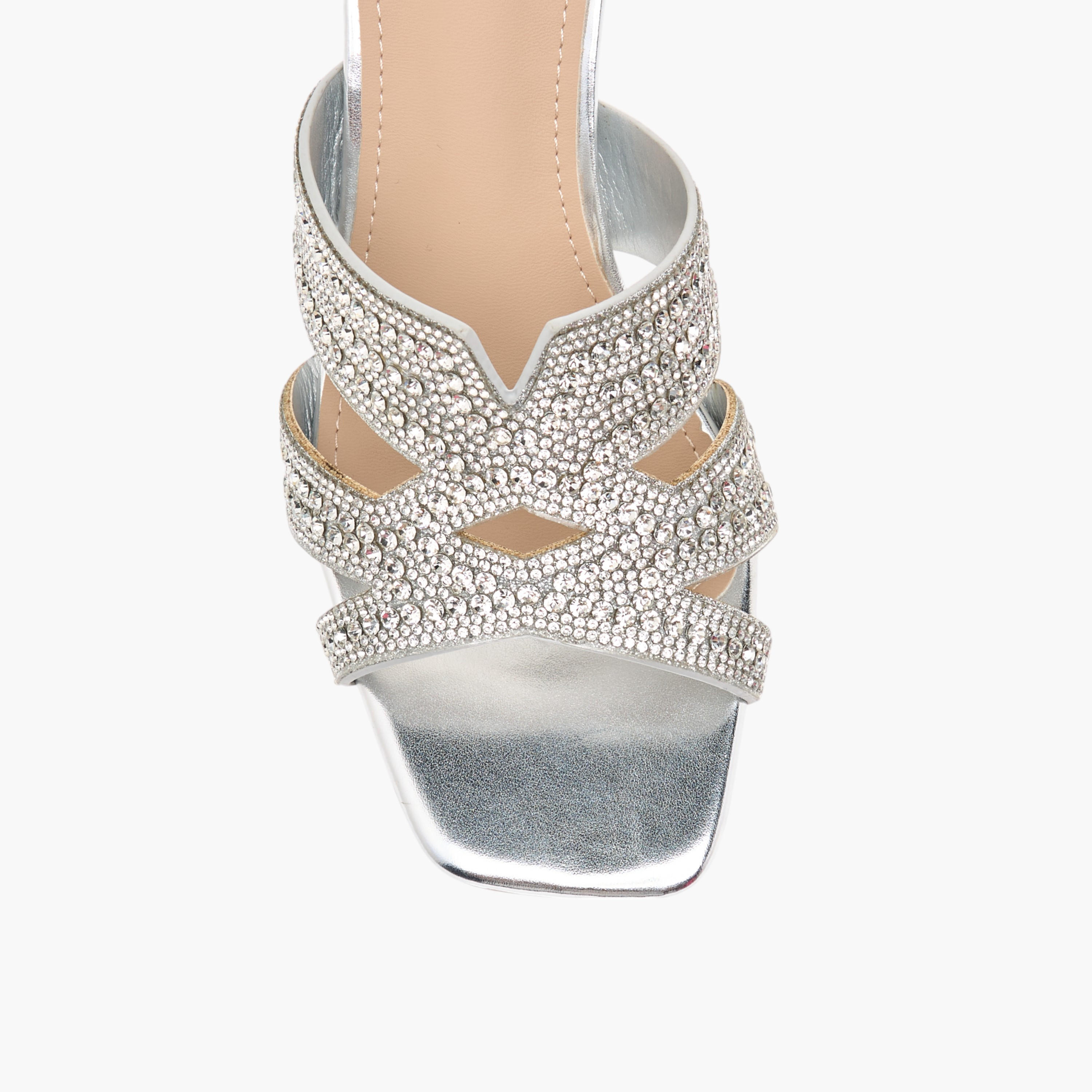 Flora Bella Embellished Slip-On Sandals with Flared Heels-women-shoes-sandals-heeled-image-4