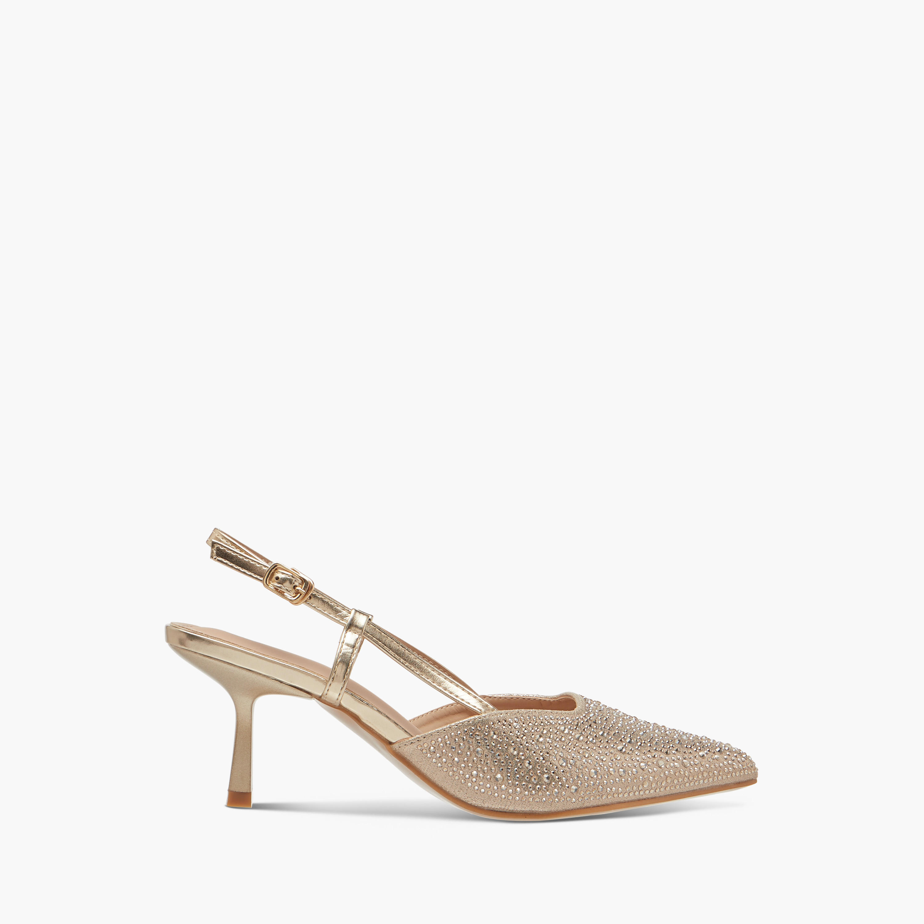حذاء مزيّن بكعب واسع وحزام خلفي وإبزيم إغلاق من فلورا بيلا-women-shoes-heels-image-3