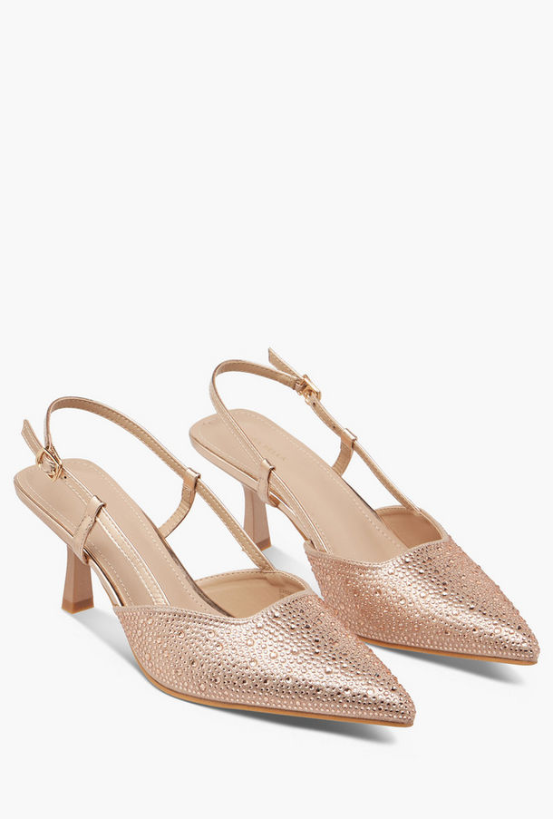 حذاء مزيّن بكعب واسع وحزام خلفي وإبزيم إغلاق من فلورا بيلا-women-shoes-heels-image-1