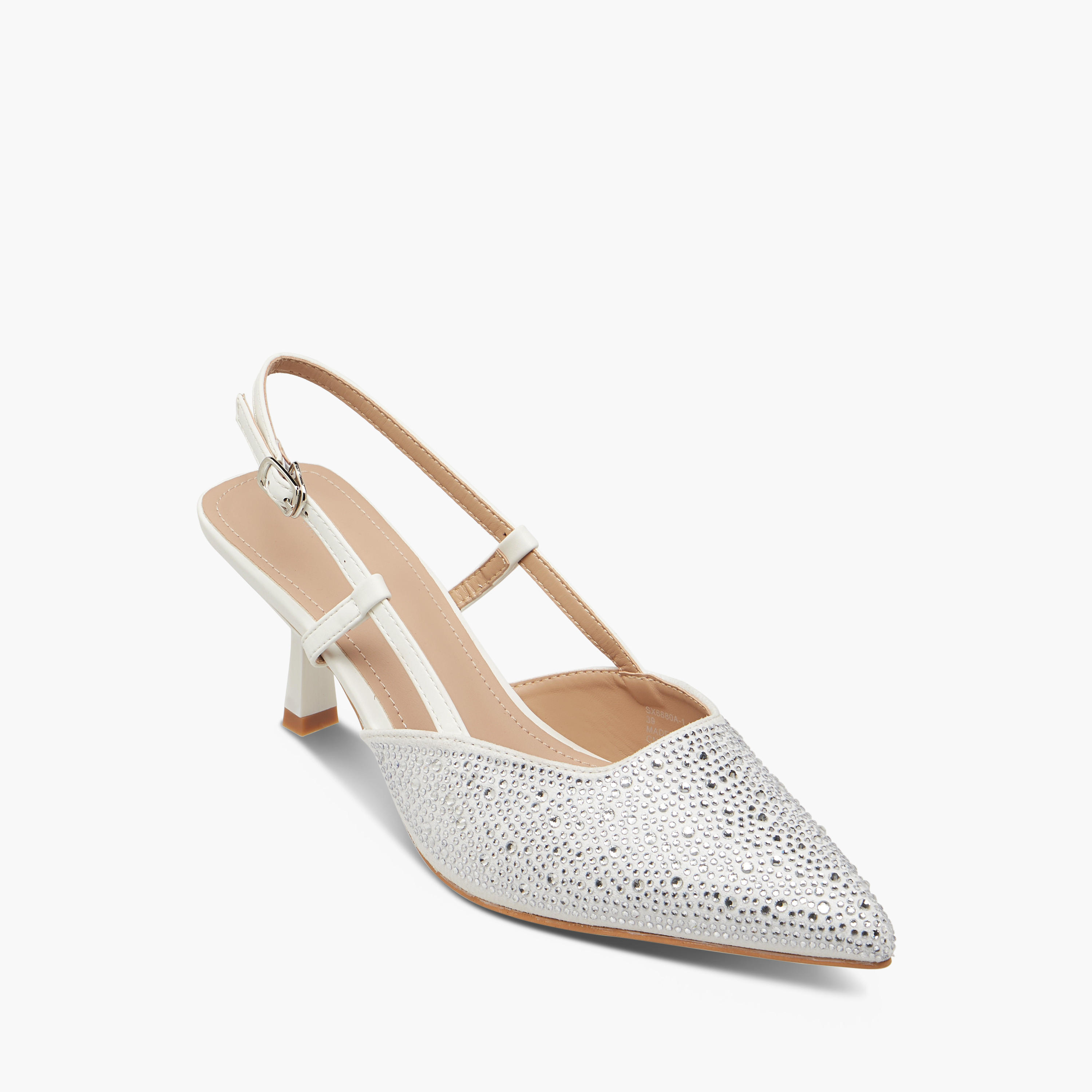 حذاء مزيّن بكعب واسع وحزام خلفي وإبزيم إغلاق من فلورا بيلا-women-shoes-heels-image-2