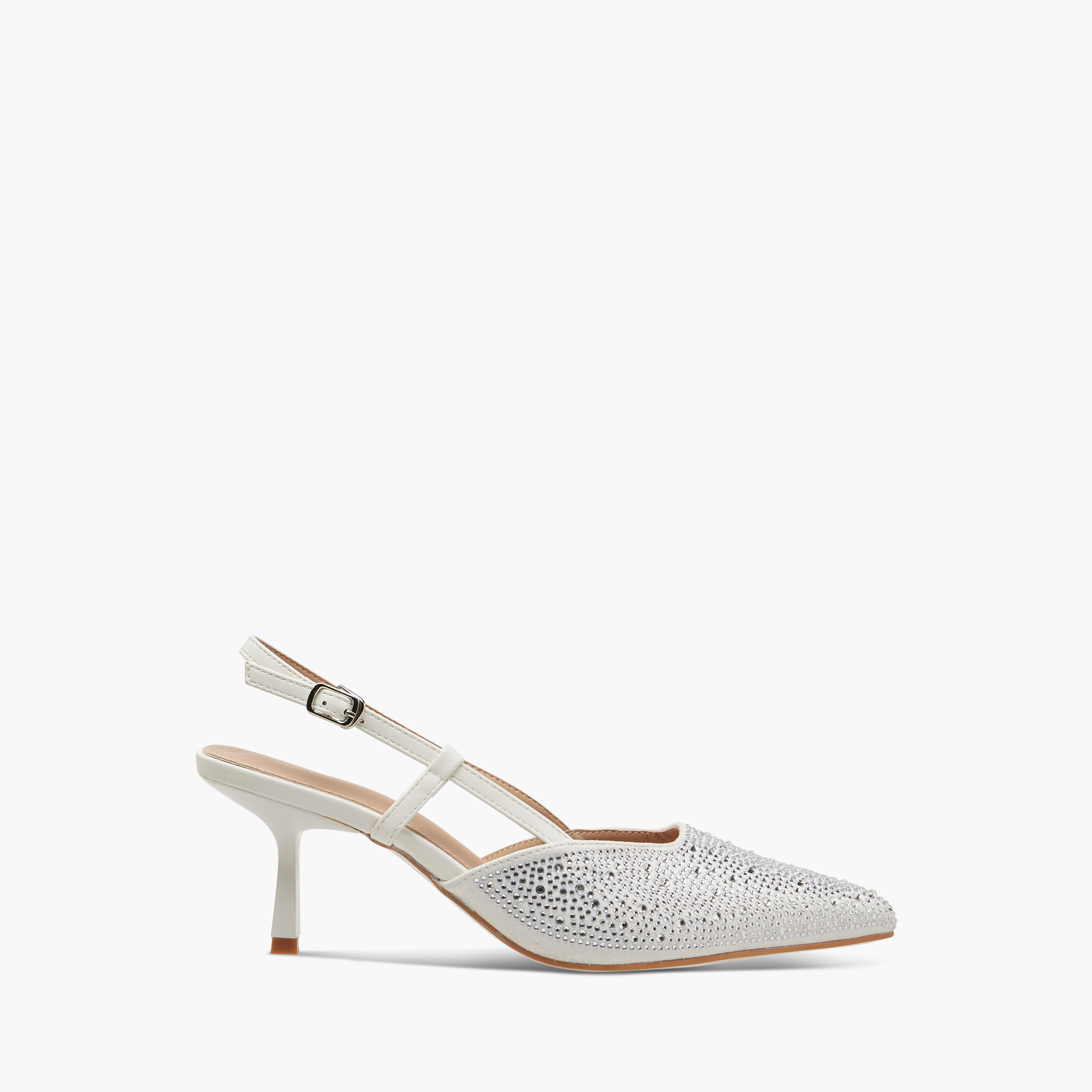 حذاء مزيّن بكعب واسع وحزام خلفي وإبزيم إغلاق من فلورا بيلا-women-shoes-heels-image-3