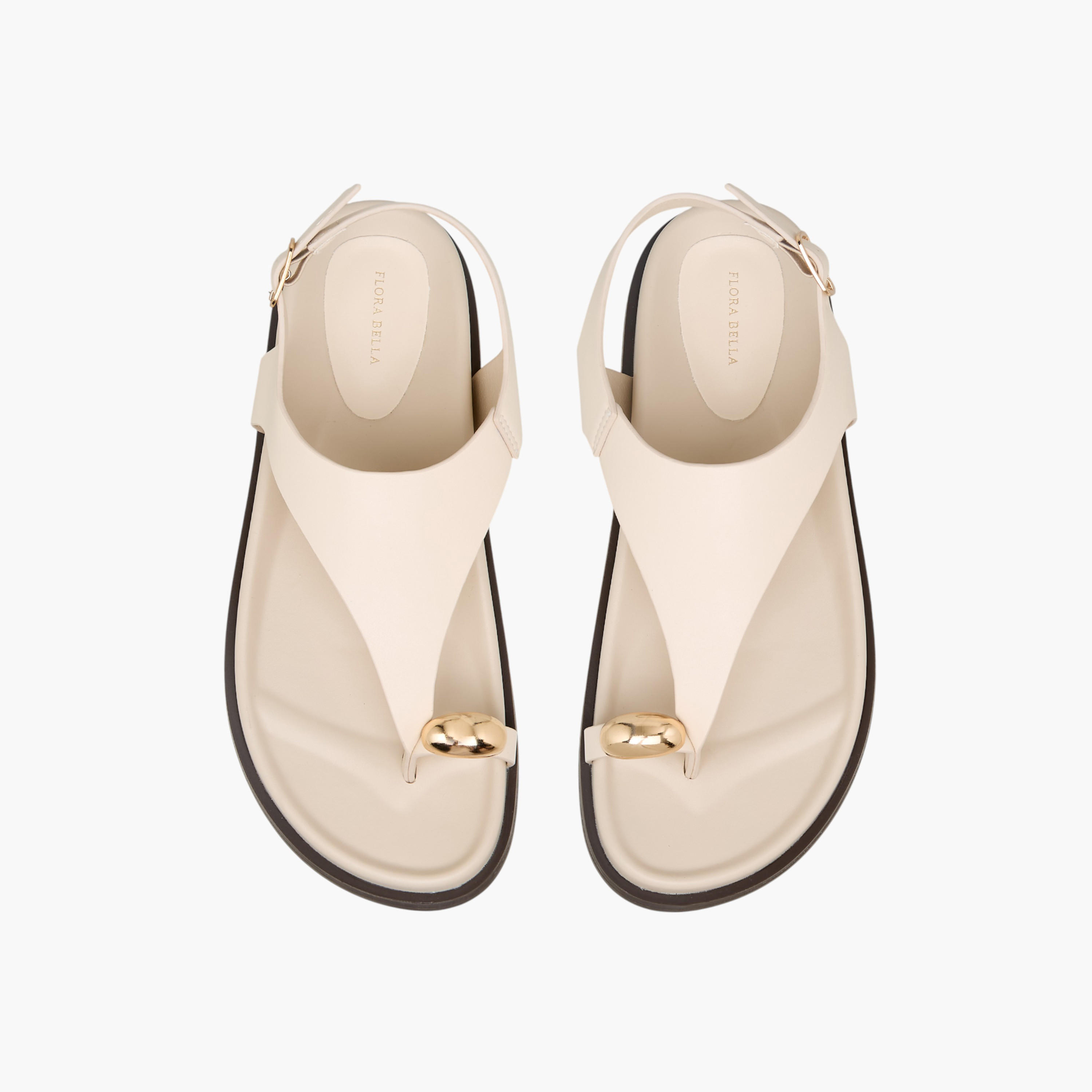 Flora Bella Women Toe Loop Detail Sandals-women-shoes-flats-sandals-image-1