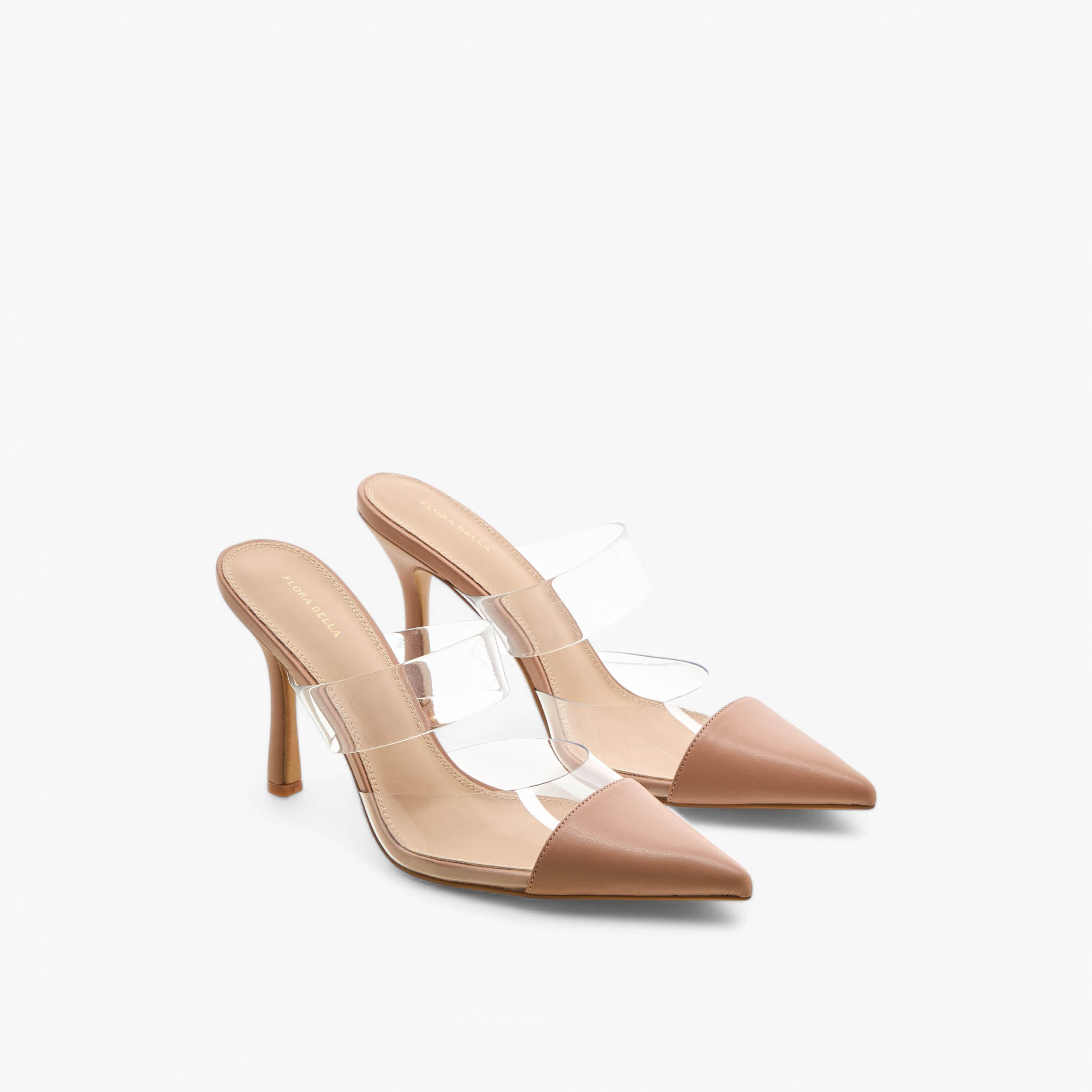 سهل الارتداء بمقدمة مدببة وكعب ستيليتو من فلورا بيلا-women-shoes-heels-image-1