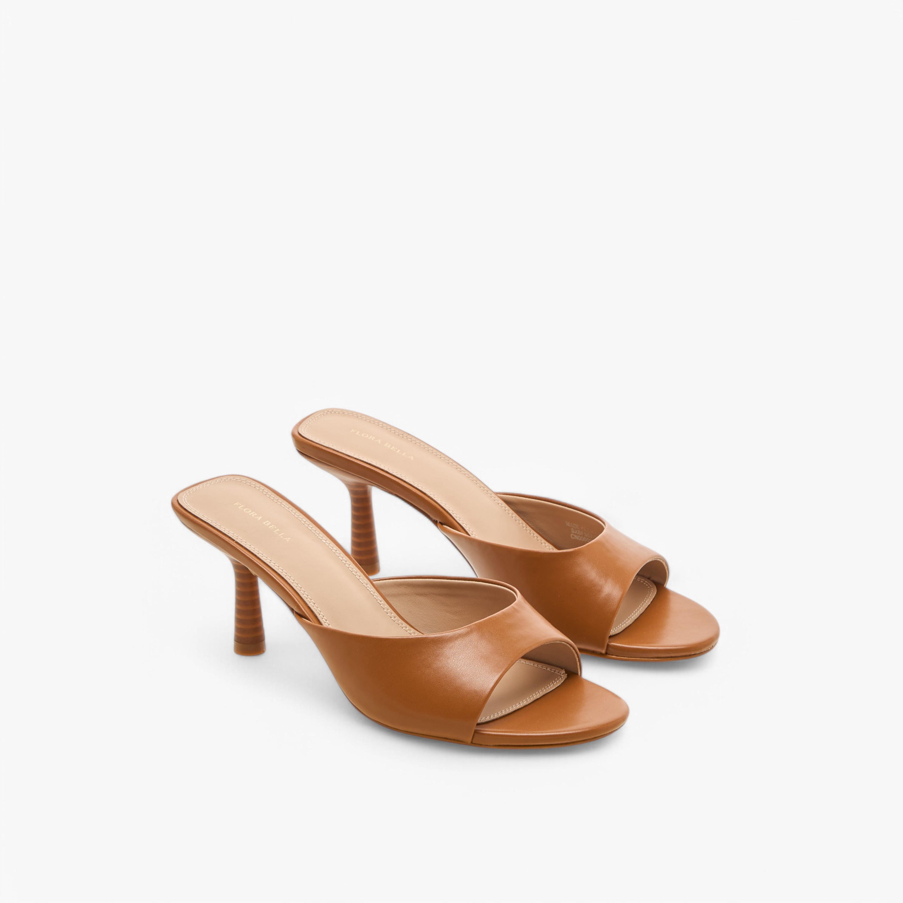 Flora Bella Solid Slip-On Sandals with Flared Heels-women-shoes-sandals-heeled-image-1