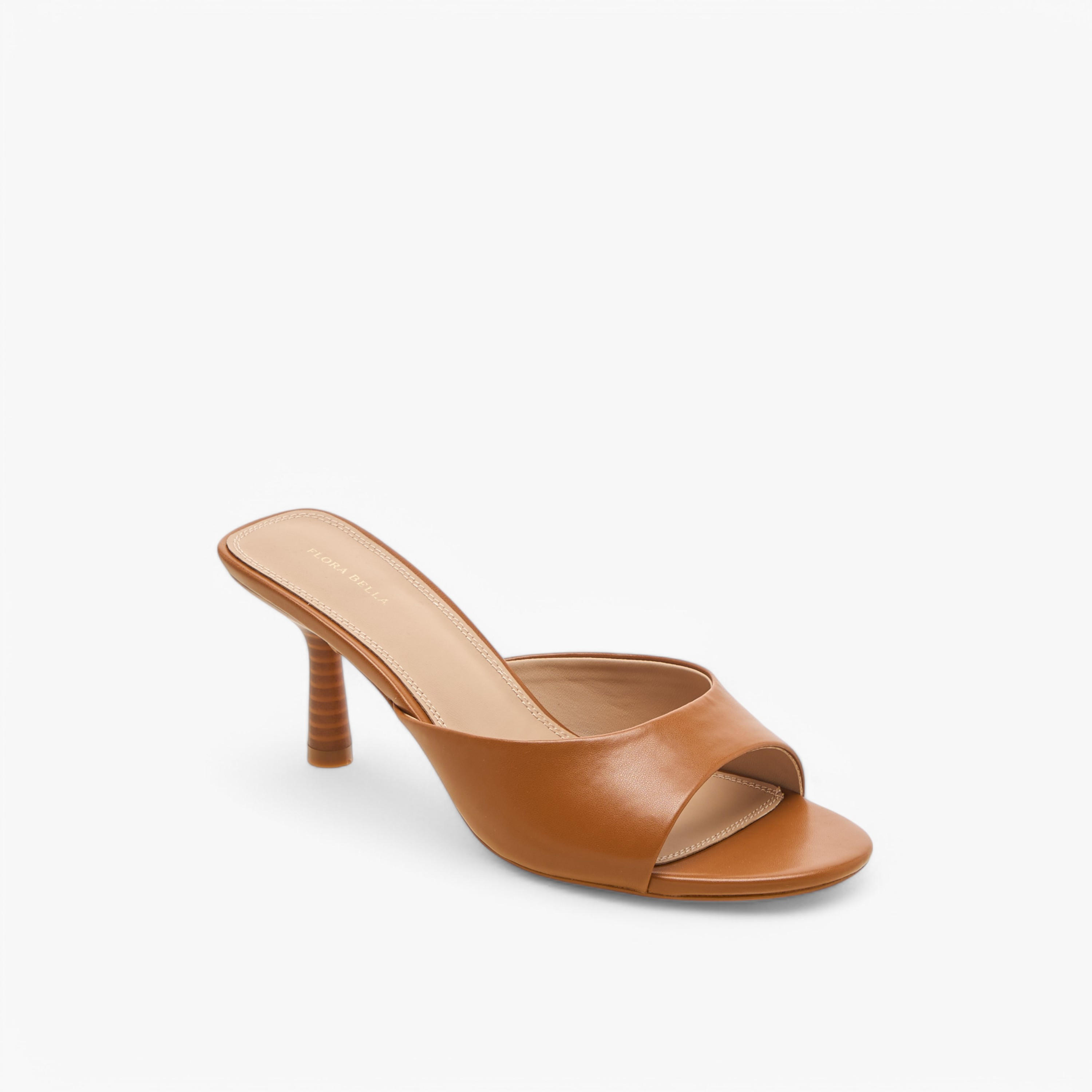 Flora Bella Solid Slip-On Sandals with Flared Heels-women-shoes-sandals-heeled-image-2