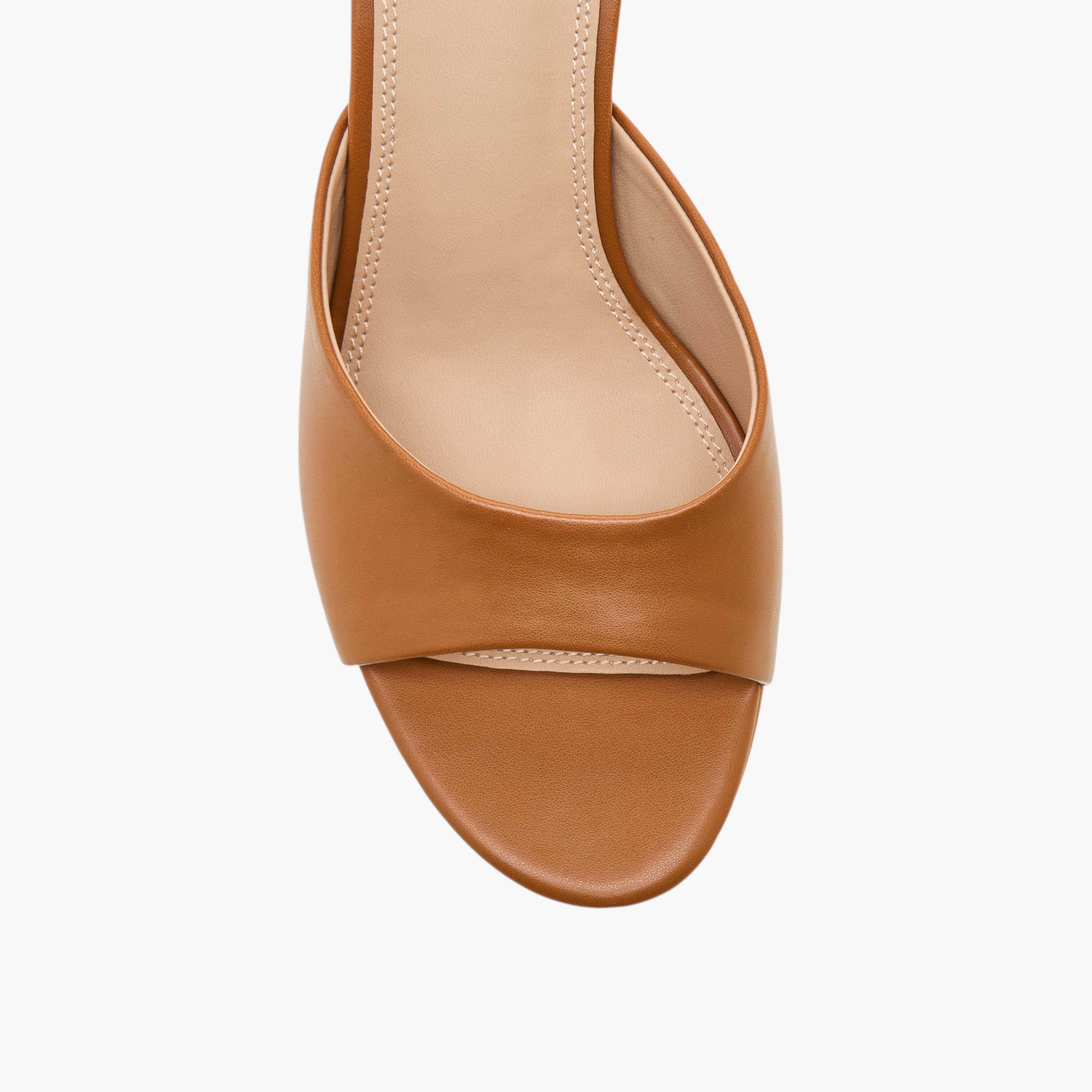 Flora Bella Solid Slip-On Sandals with Flared Heels-women-shoes-sandals-heeled-image-4
