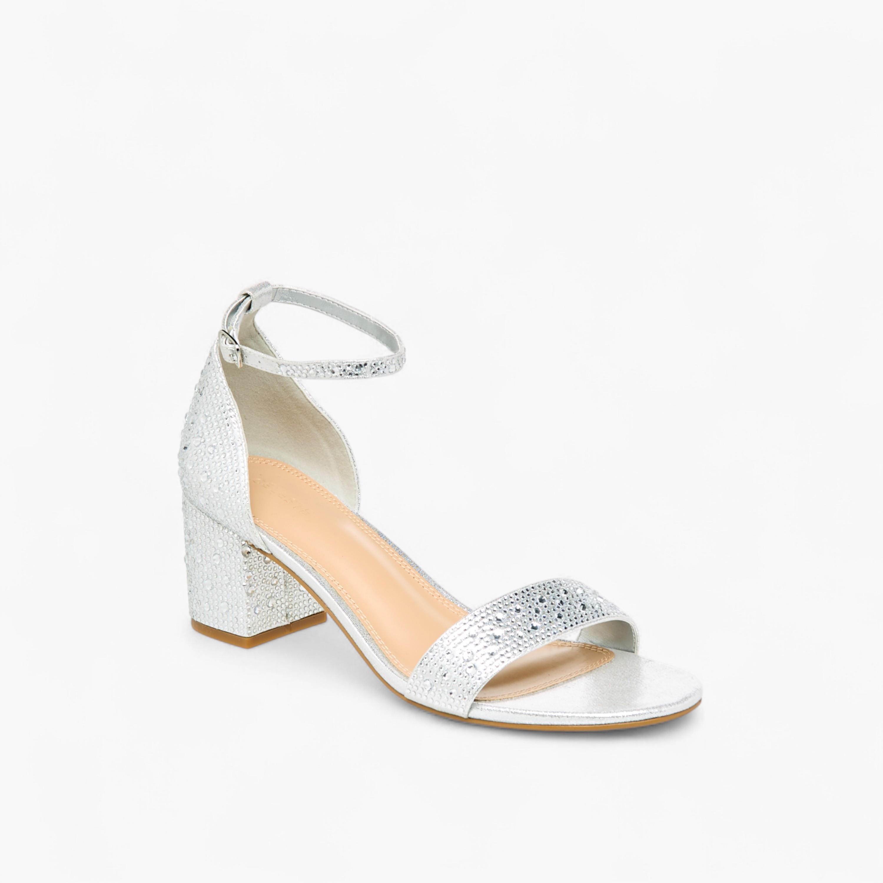 Celeste Women's Embellished Block Heel Sandals with Buckle Closure-women-shoes-sandals-heeled-image-2