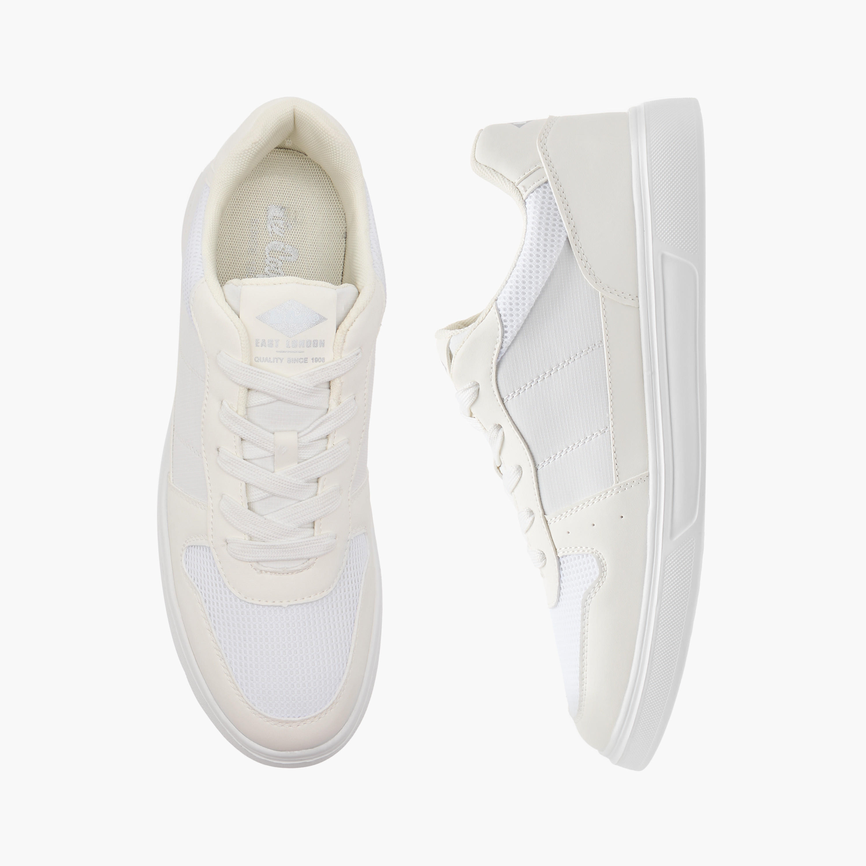 Lee Cooper Men's Panelled Sneakers with Lace-Up Closure-men-shoes-sneakers-image-1