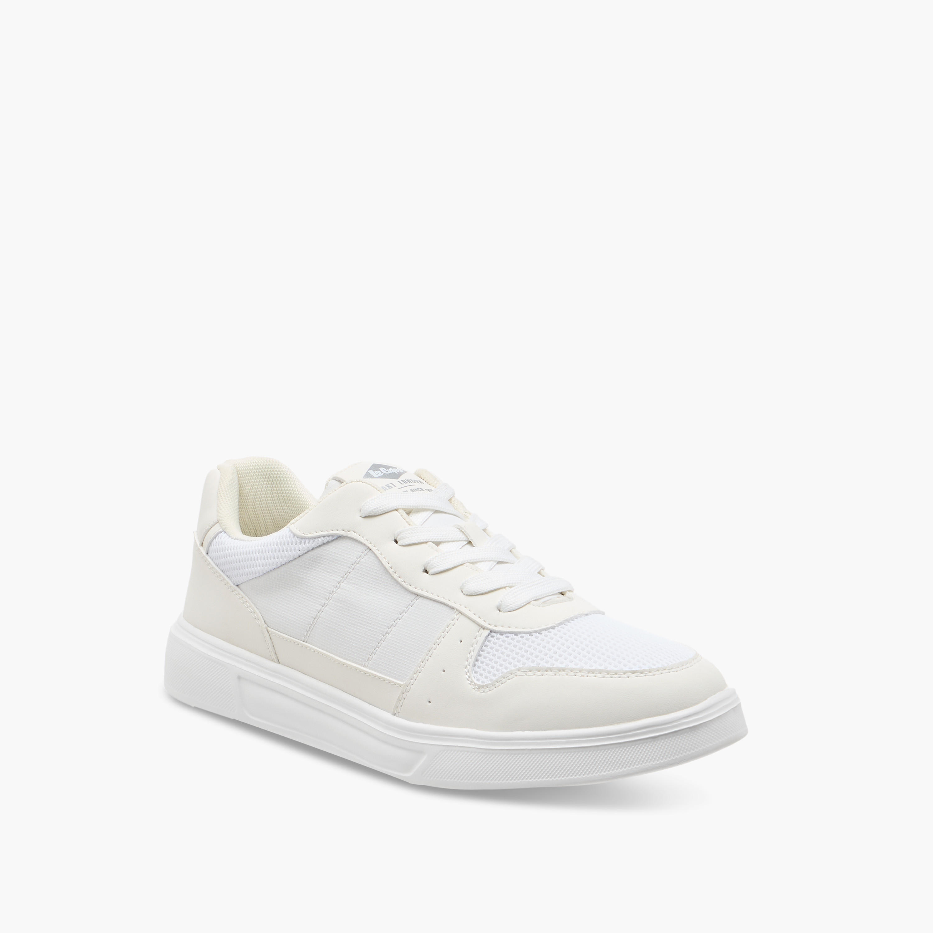 Lee Cooper Men's Panelled Sneakers with Lace-Up Closure-men-shoes-sneakers-image-2