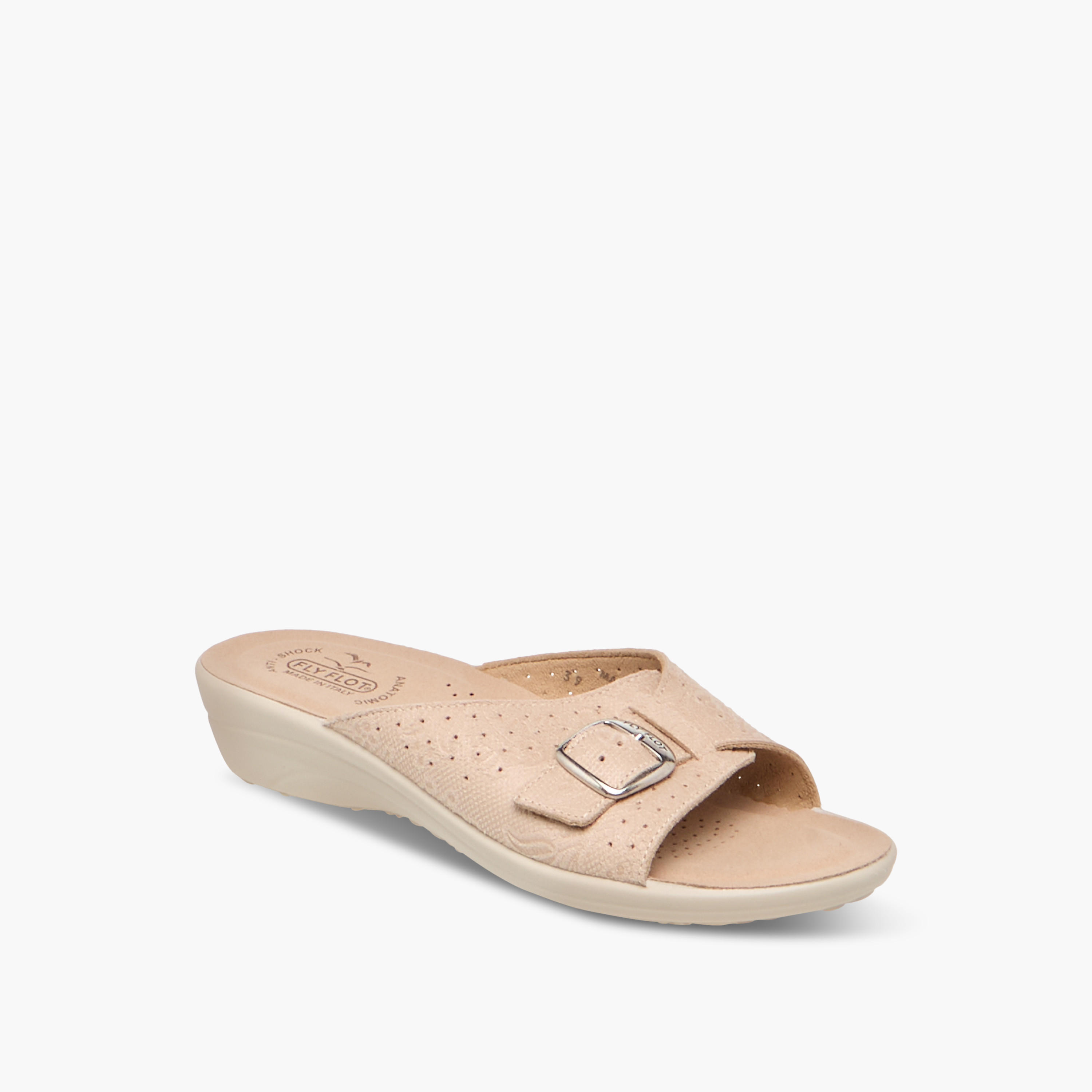 صندل مريح مثقب سهل الارتداء بكعب ويدج من فلايفلوت-women-shoes-sandals-heeled-image-2
